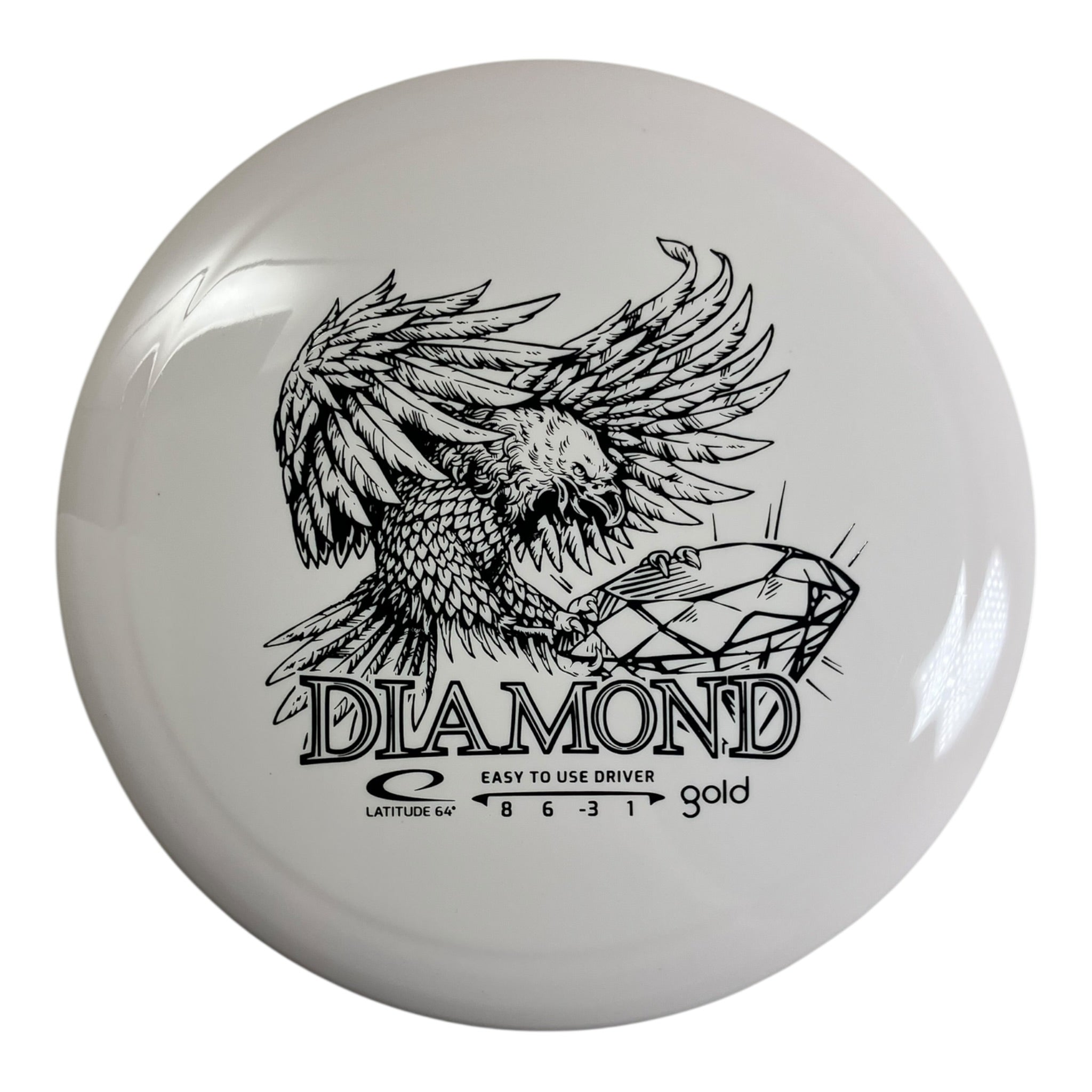 Latitude 64 Diamond | Gold | White/Black 152g Disc Golf