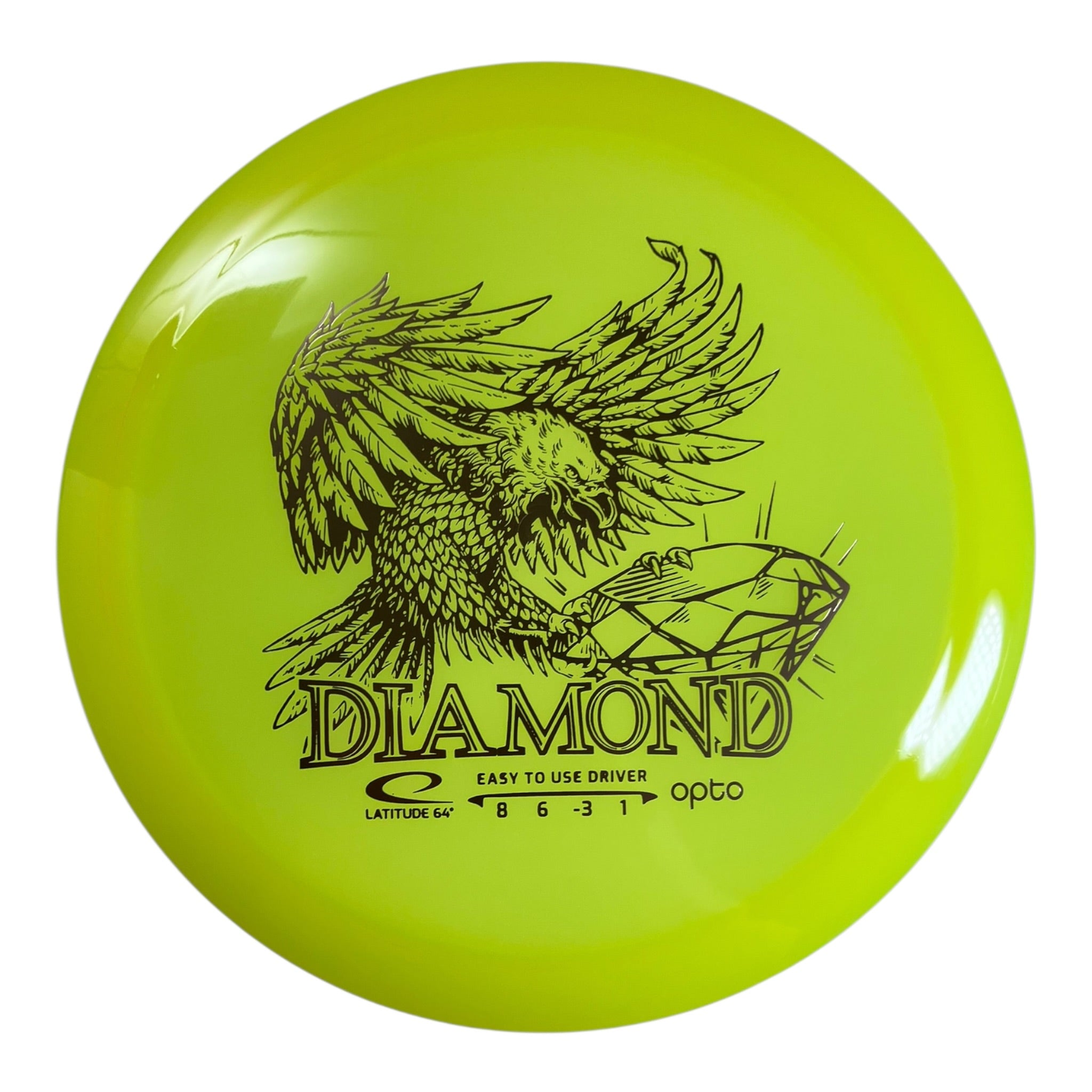 Latitude 64 Diamond | Opto | Yellow/Gold 157g Disc Golf