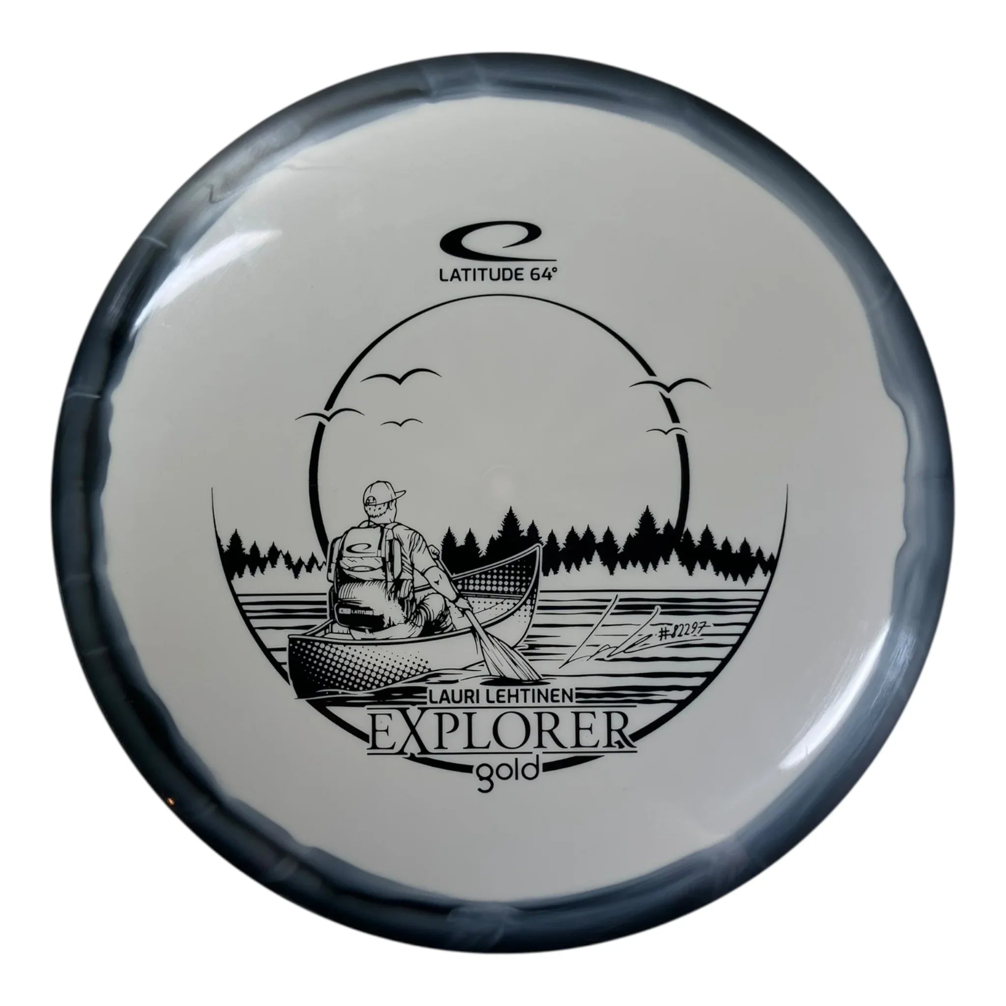 Latitude 64 Explorer | Gold Orbit | White/Black 174g (Lauri Lehtinen) Disc Golf