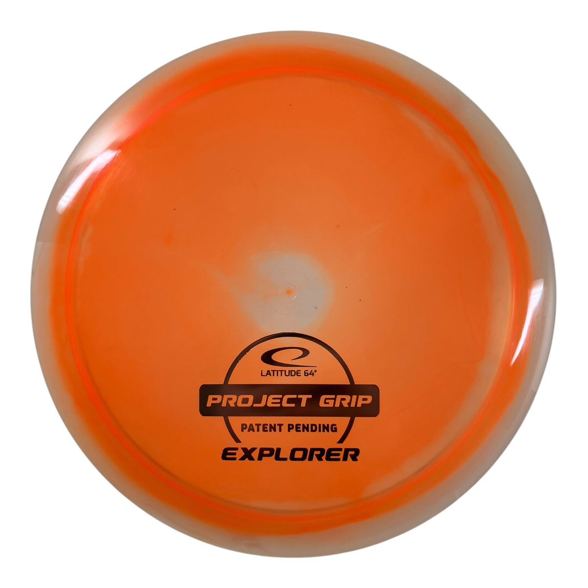 Latitude 64 Explorer | Project Grip | Orange/Silver 171g (Patent Pending) Disc Golf