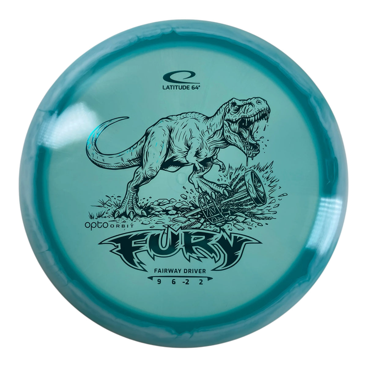 Latitude 64 Fury | Opto Orbit | Blue/Blue 173g Disc Golf