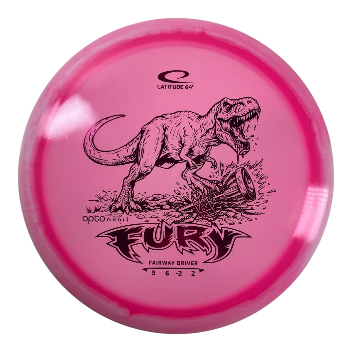 Latitude 64 Fury | Opto Orbit | Pink/Pink 174g Disc Golf