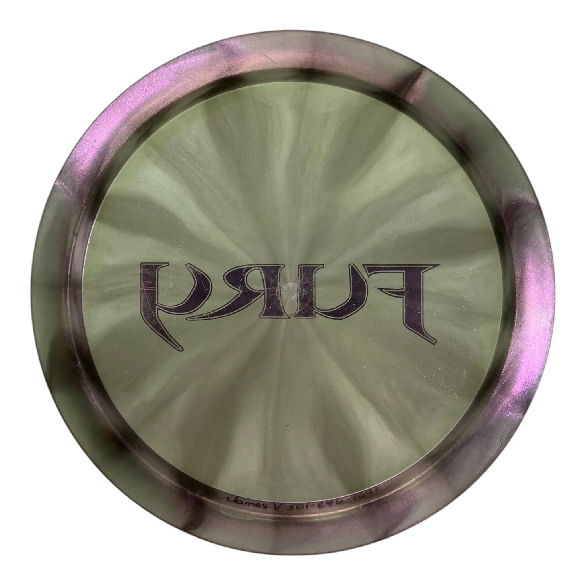 Latitude 64 Fury - Used Excellent | Opto-X Glimmer | Purple/Purple 173g Disc Golf