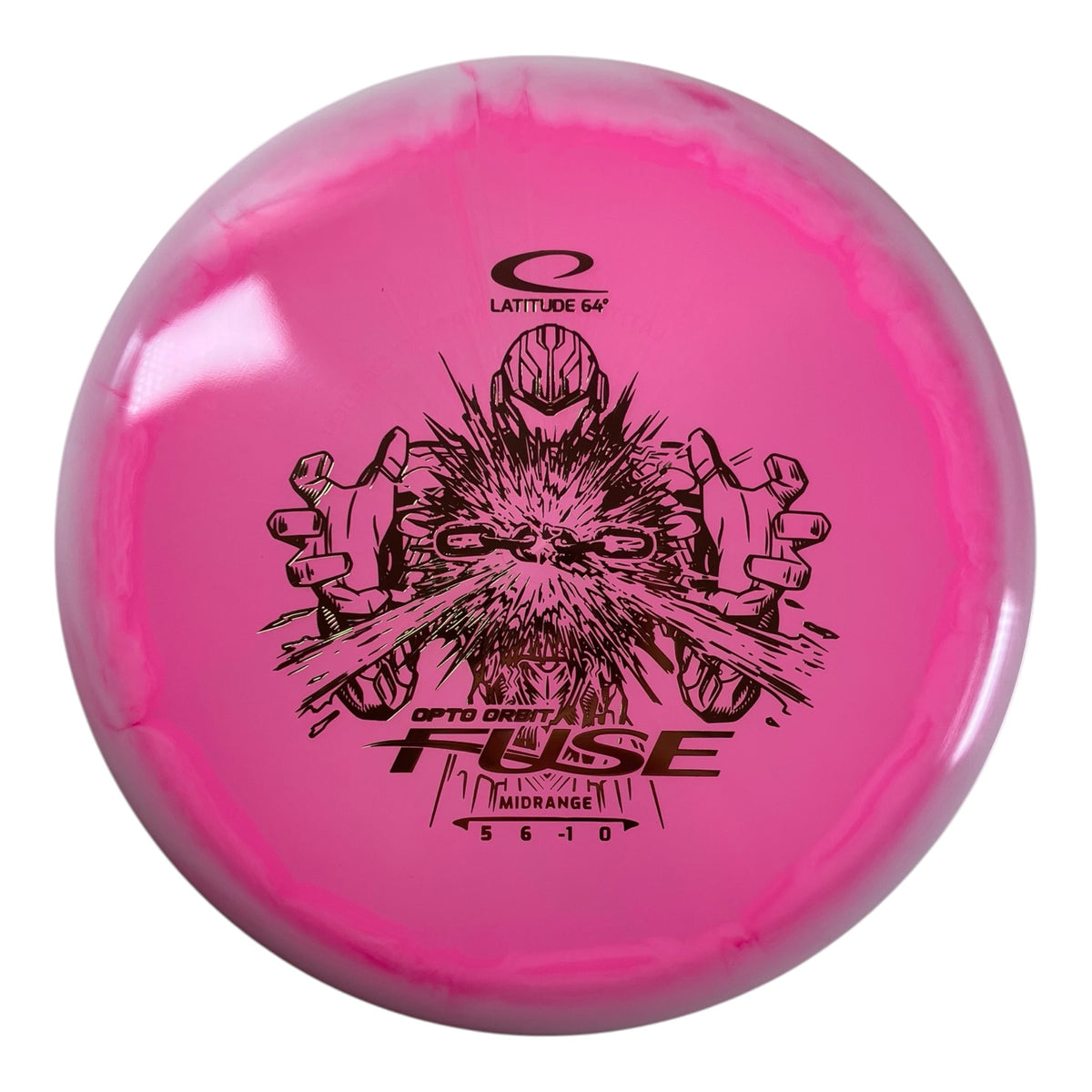Latitude 64 Fuse | Opto Orbit | Pink/Gold 174g Disc Golf