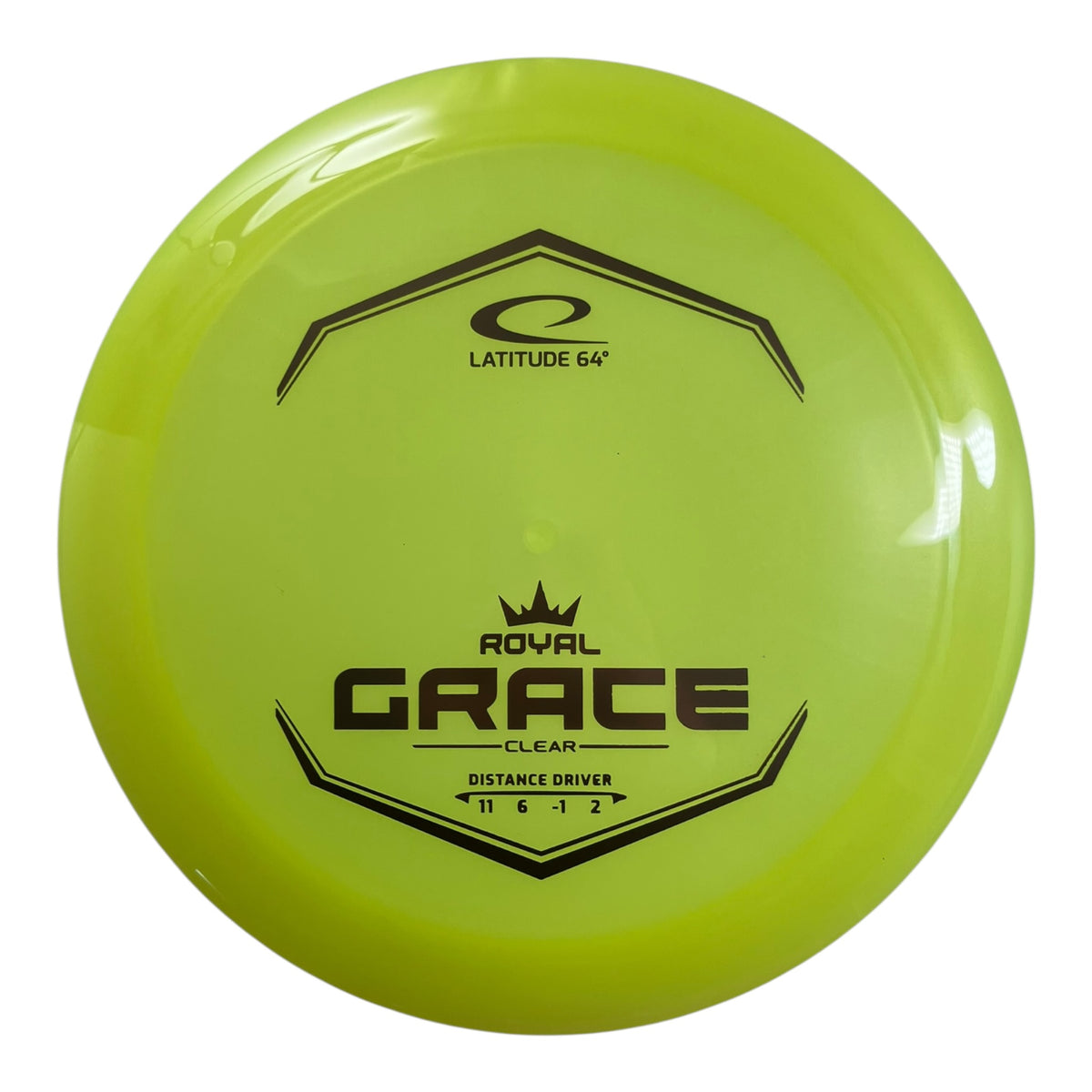 Latitude 64 Grace | Royal Clear | Yellow/Gold 174g Disc Golf