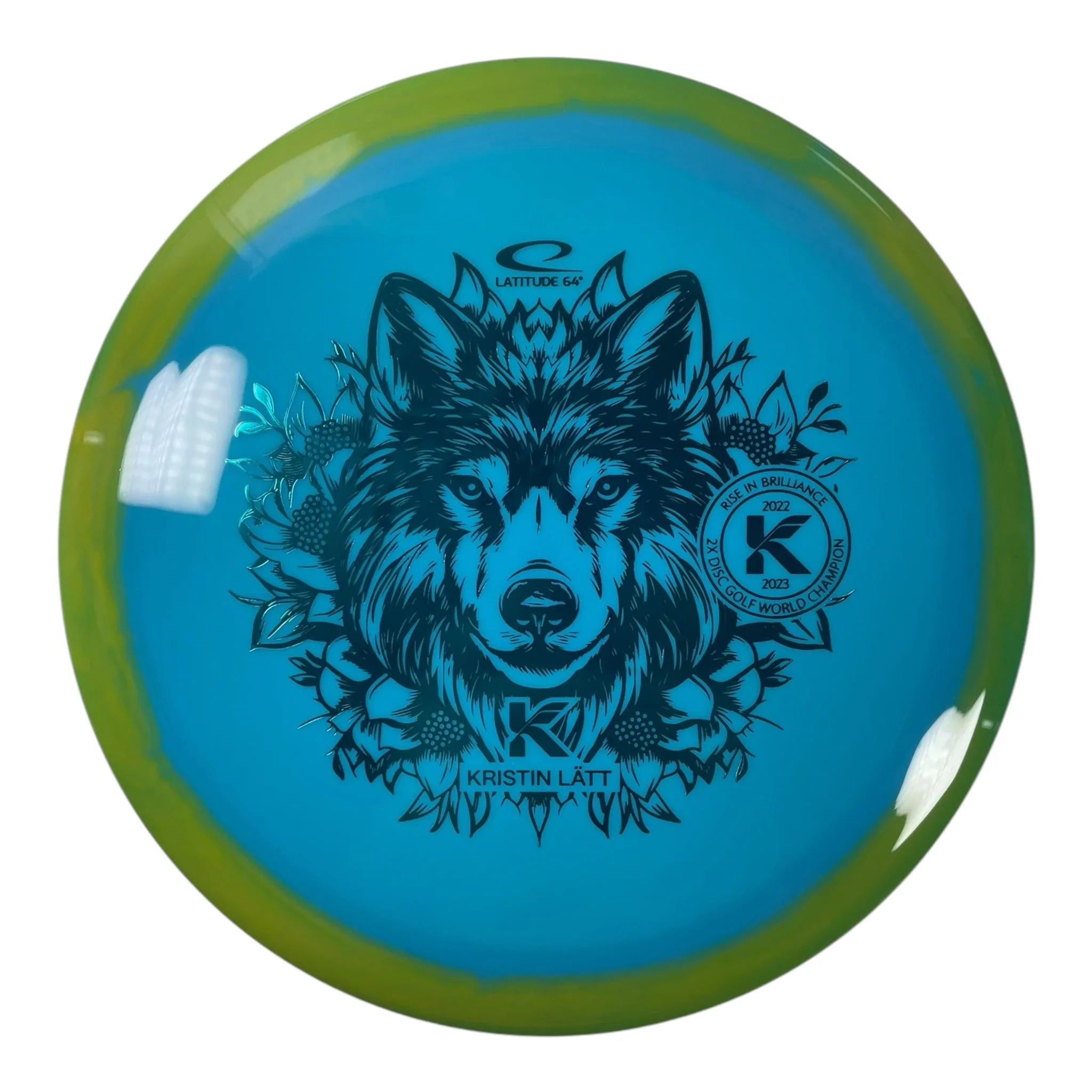 Latitude 64 Grace | Grand Orbit | Blue/Green 175g (Kristin Latt) Disc Golf
