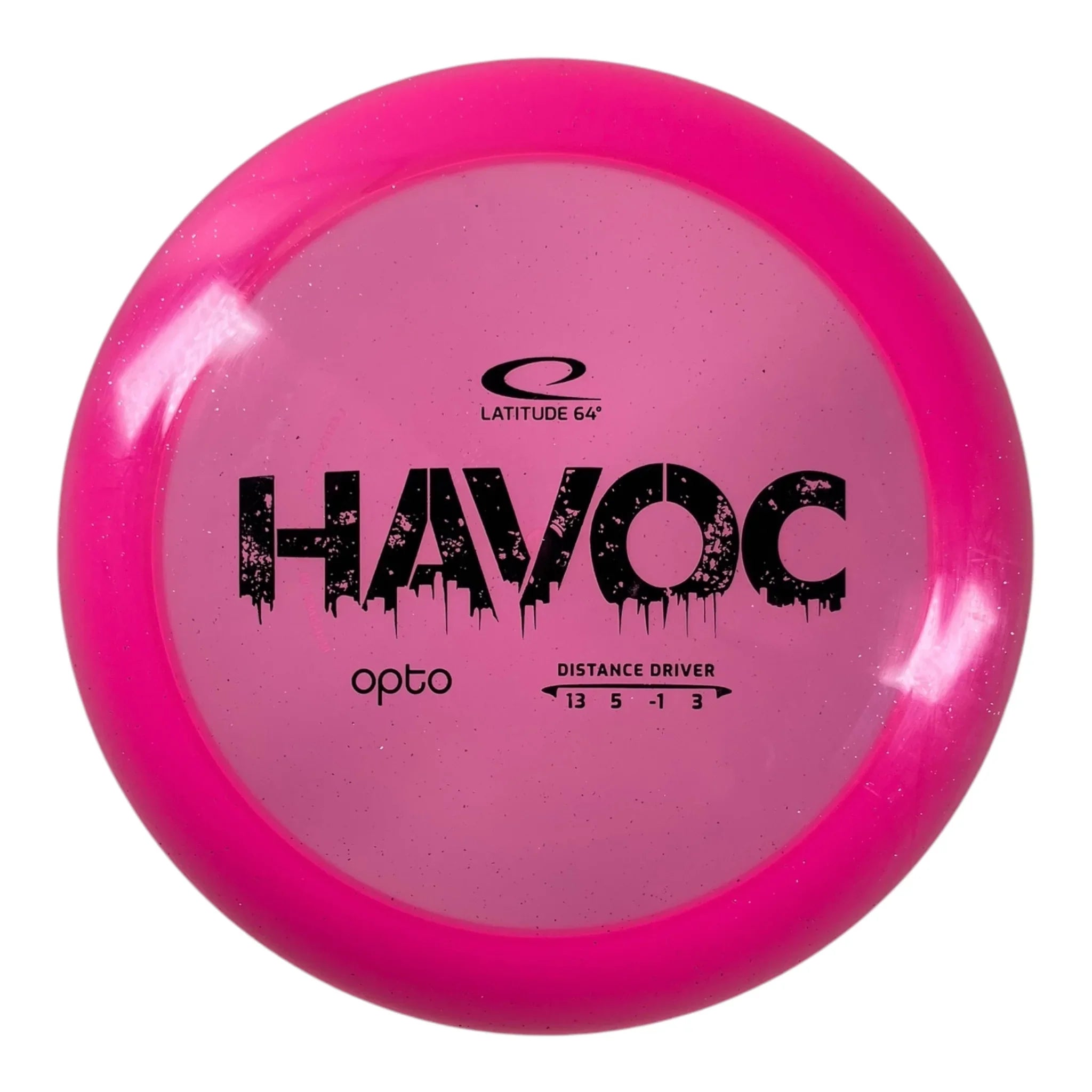 Latitude 64 Havoc | Opto | Pink/Black 169g Disc Golf