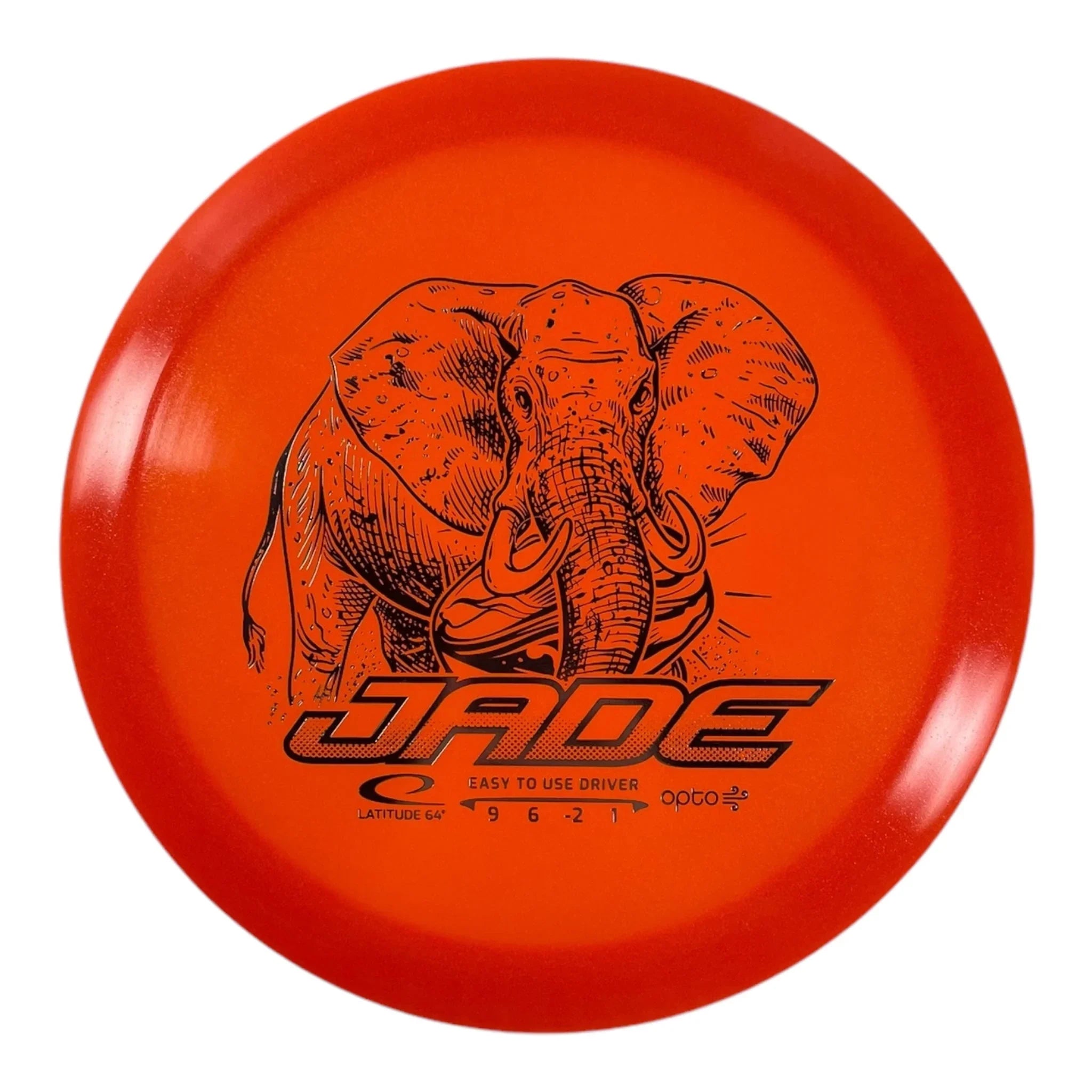 Latitude 64 Jade | Opto Air | Orange/Silver 147g Disc Golf
