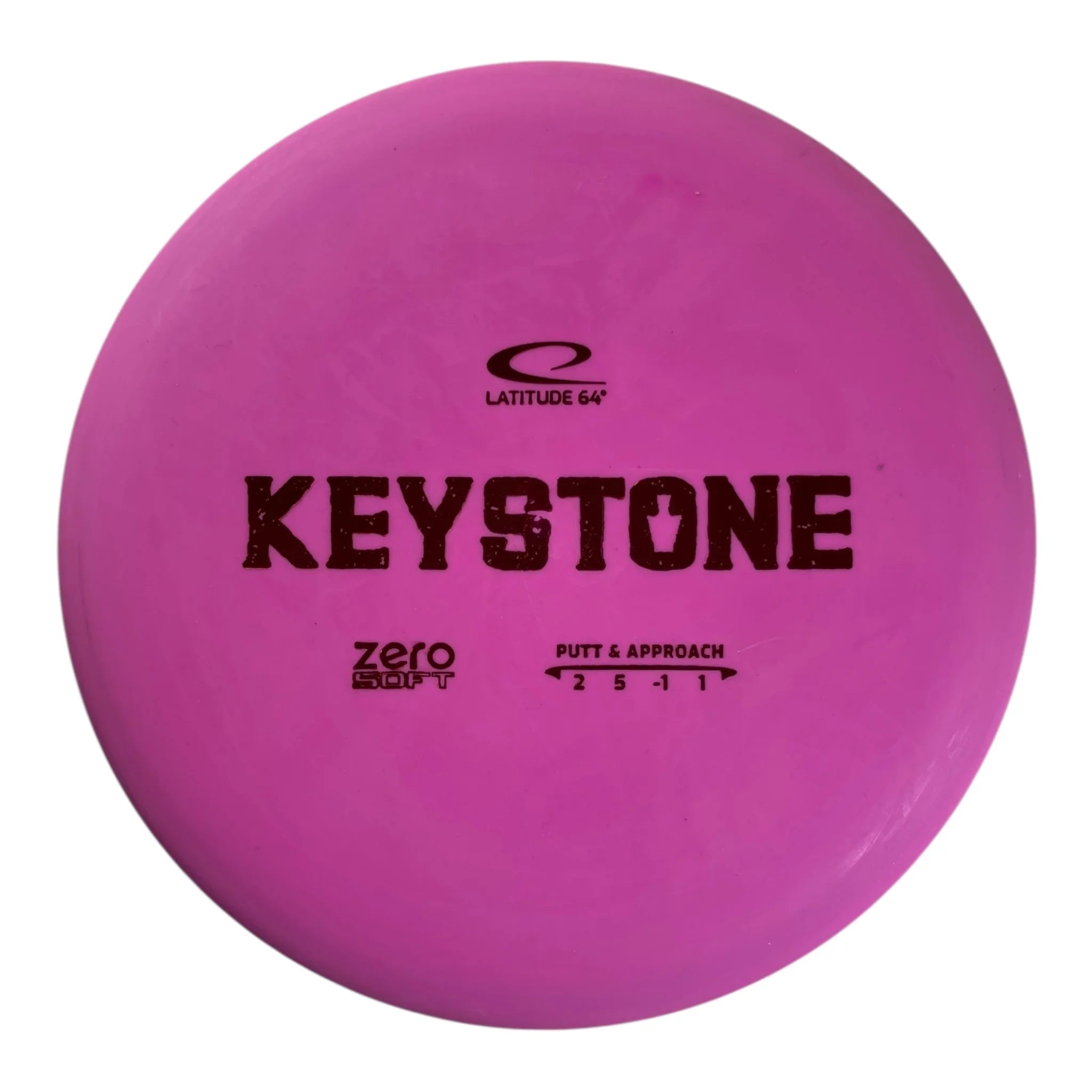Latitude 64 Keystone | Zero Soft | Pink/Red 176g Disc Golf