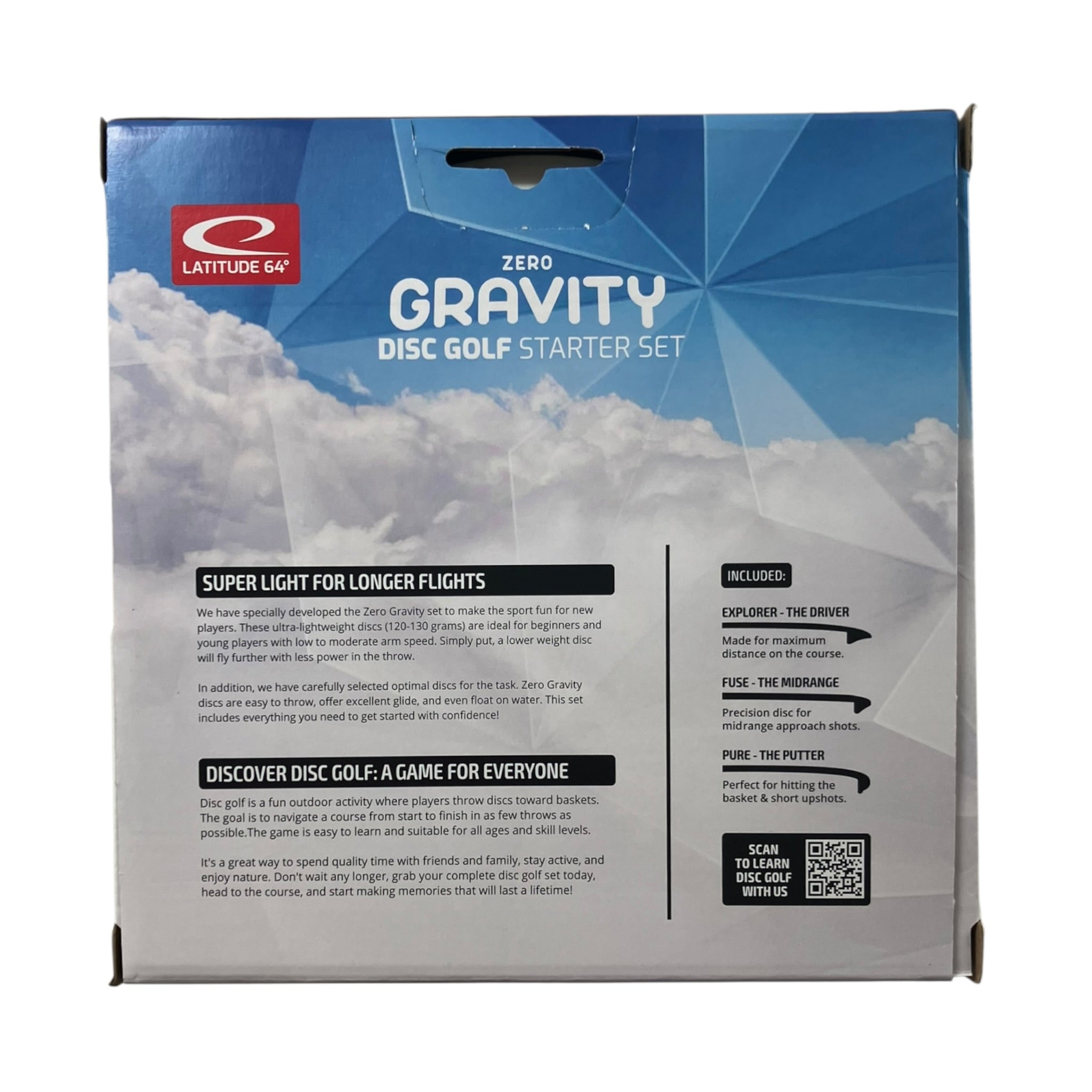 Latitude 64 Latitude 64 Zero Gravity Starter Set 3-Disc Classic Disc Golf Starter Set Disc Golf