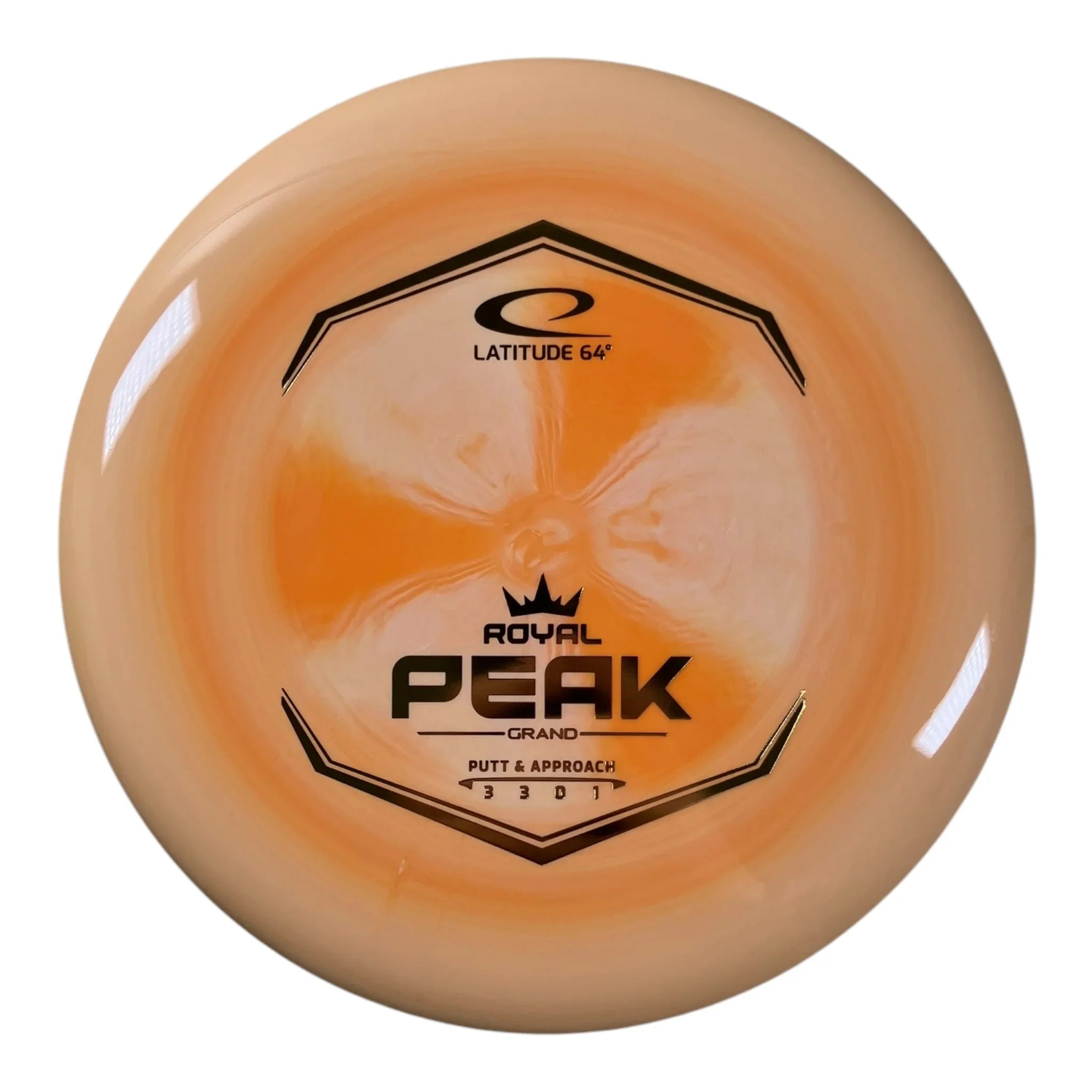 Latitude 64 Peak | Royal Grand | Orange/Gold 173g Disc Golf