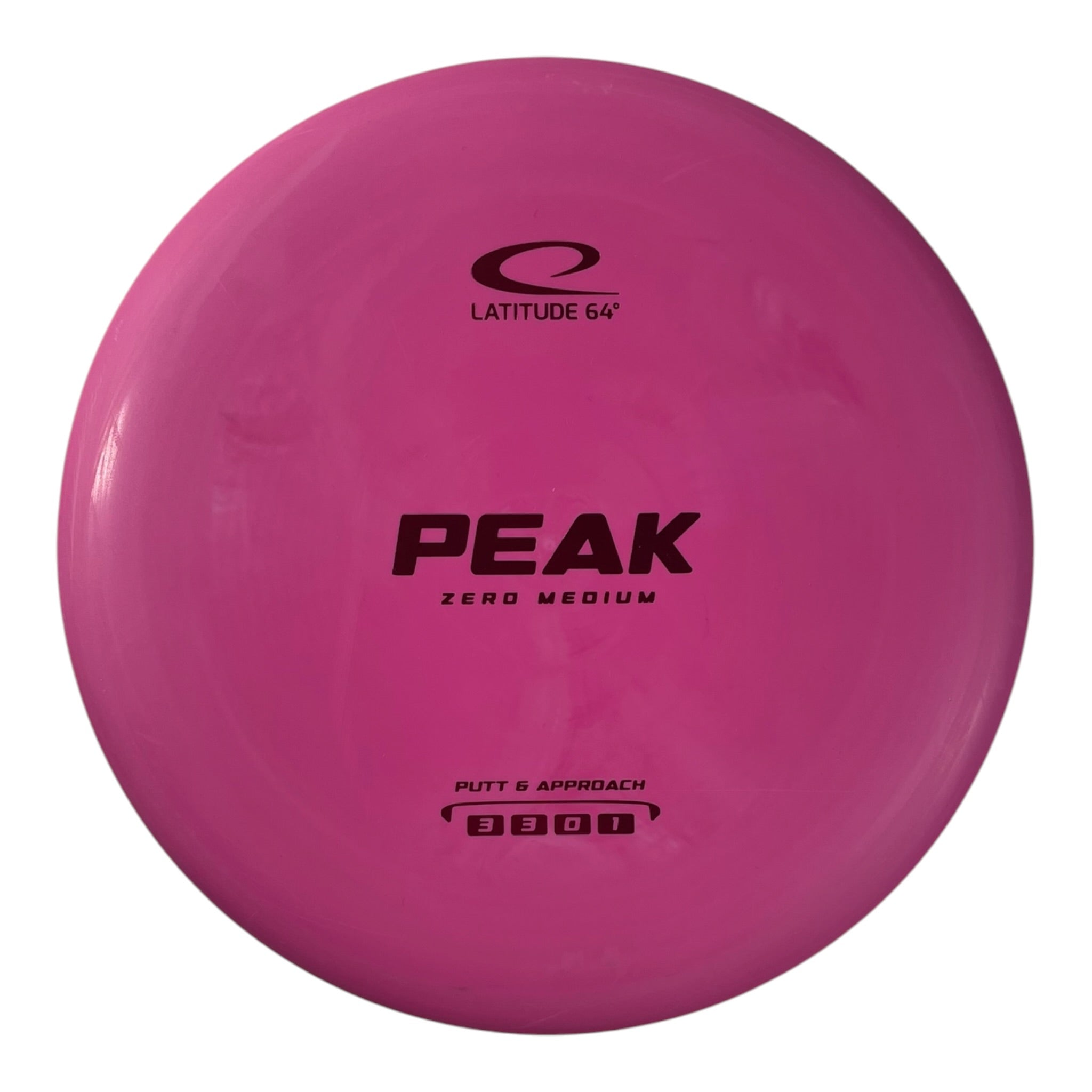 Latitude 64 Peak | Zero Medium | Pink/Red 174g Disc Golf