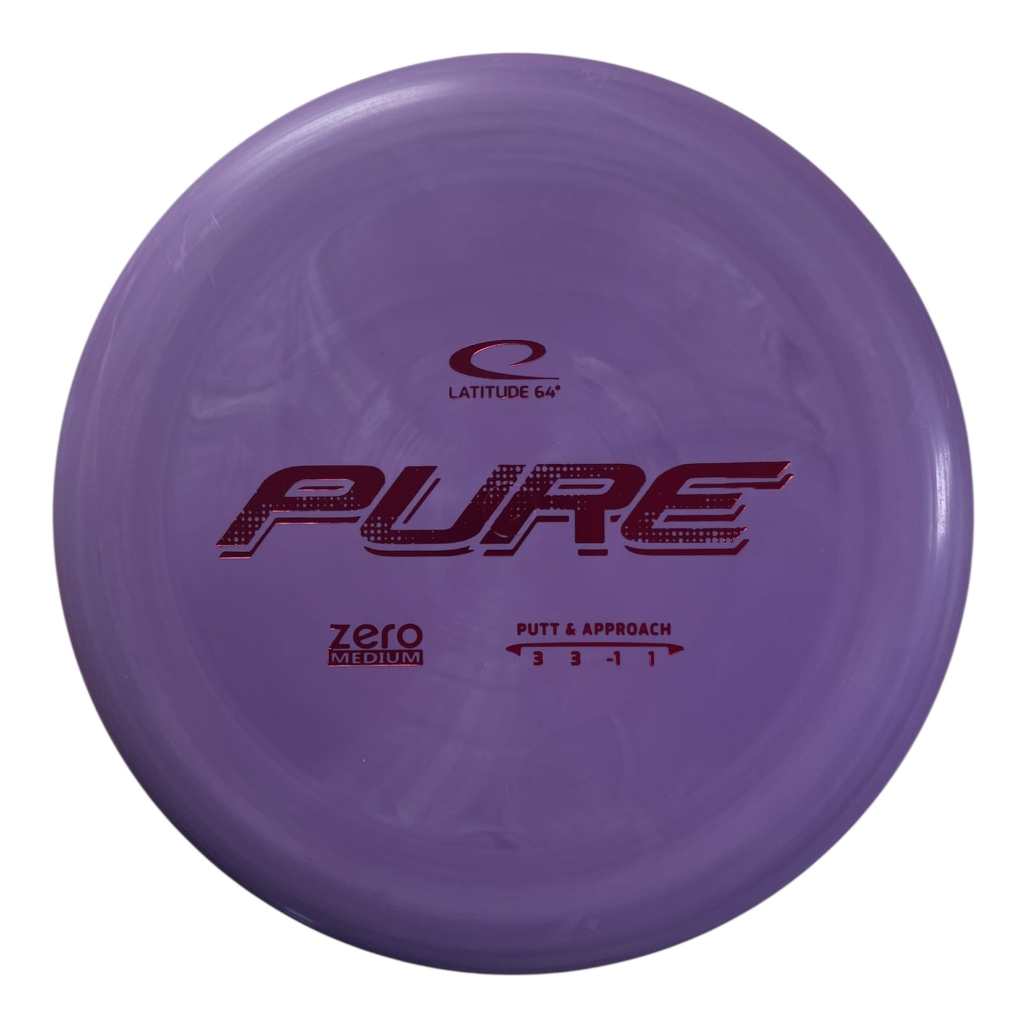 Latitude 64 Pure | Zero Medium | Purple/Red 173g Disc Golf