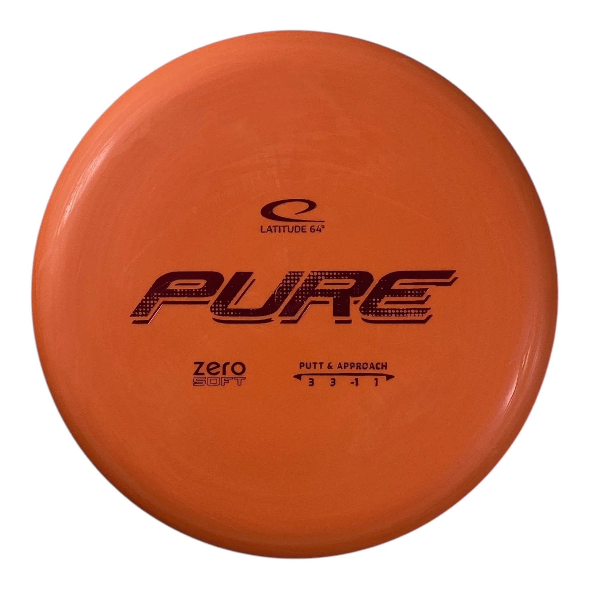 Latitude 64 Pure | Zero Soft | Orange/Red 173-174g Disc Golf