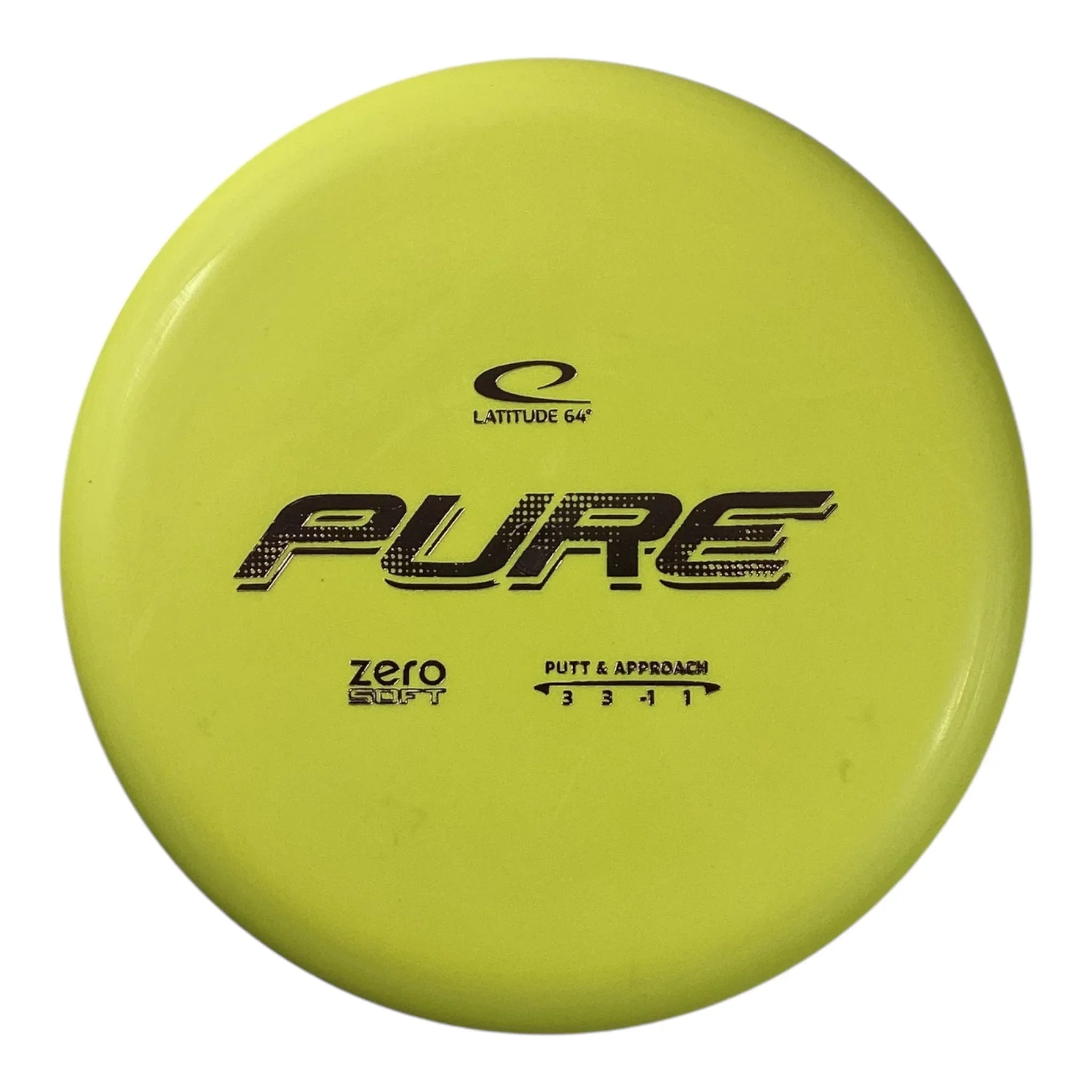 Latitude 64 Pure | Zero Soft | Yellow/Silver 174g Disc Golf