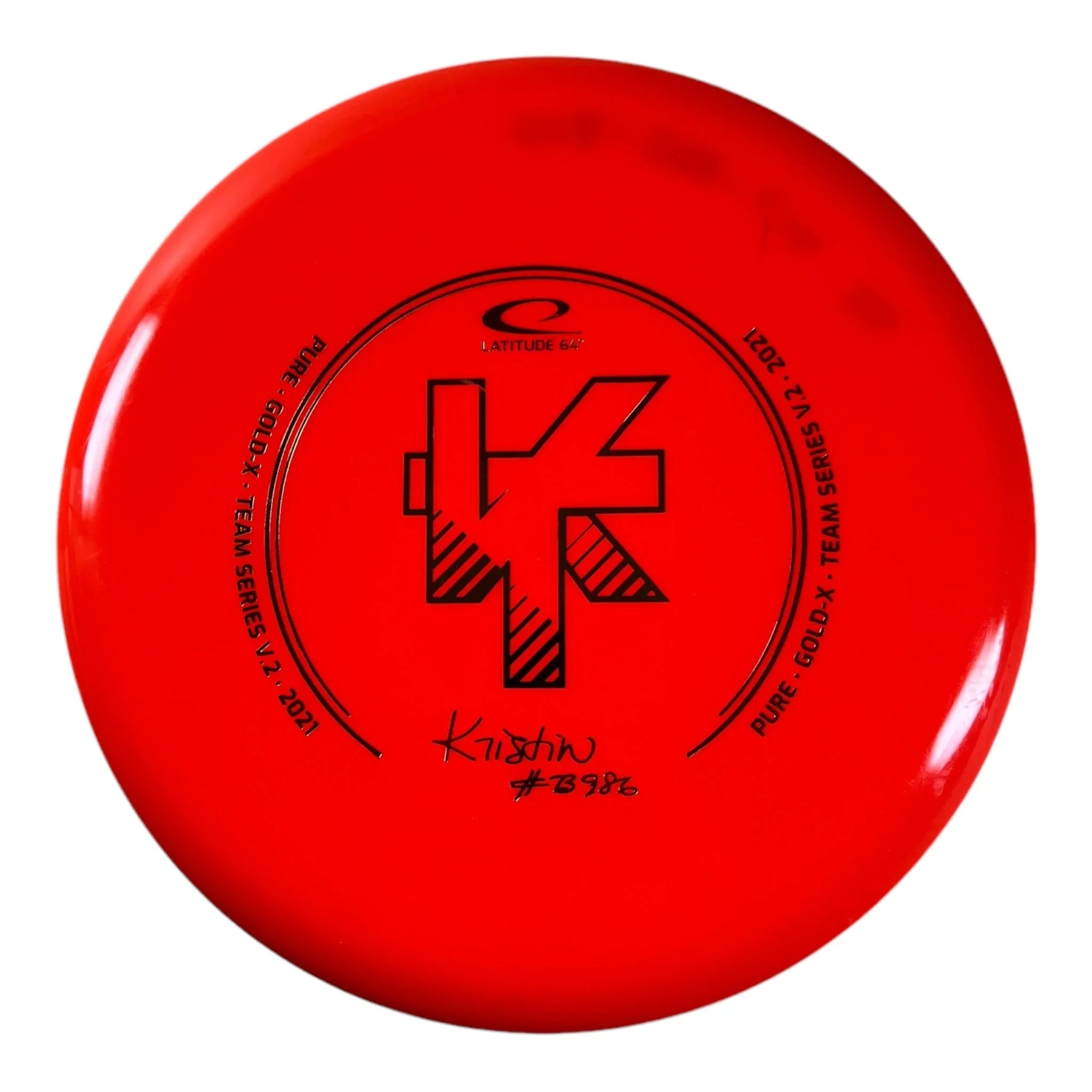 Latitude 64 Pure - Used Excellent | Gold - X | Orange/Gold 176g (Kristin Tattar 2021) Disc Golf