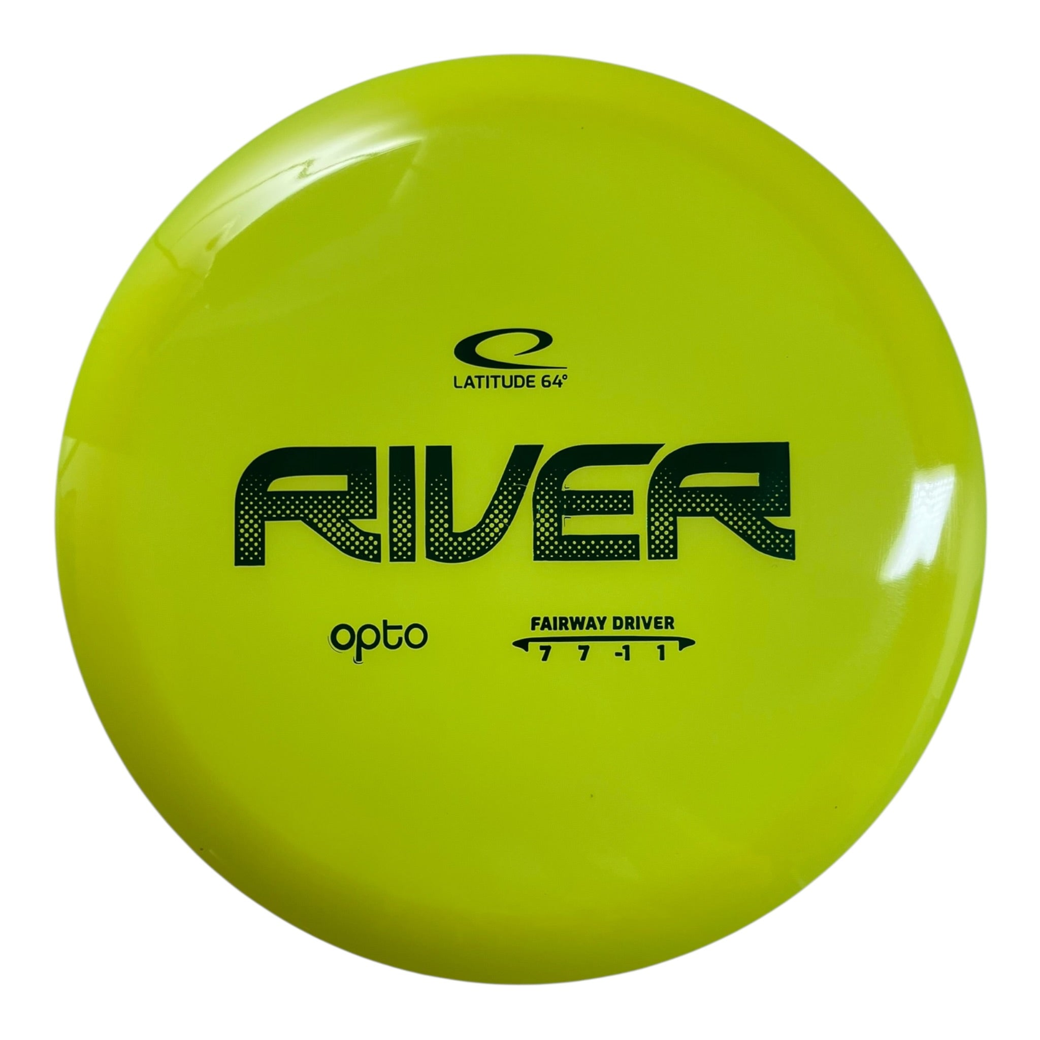 Latitude 64 River | Opto | Yellow/Green 173g Disc Golf