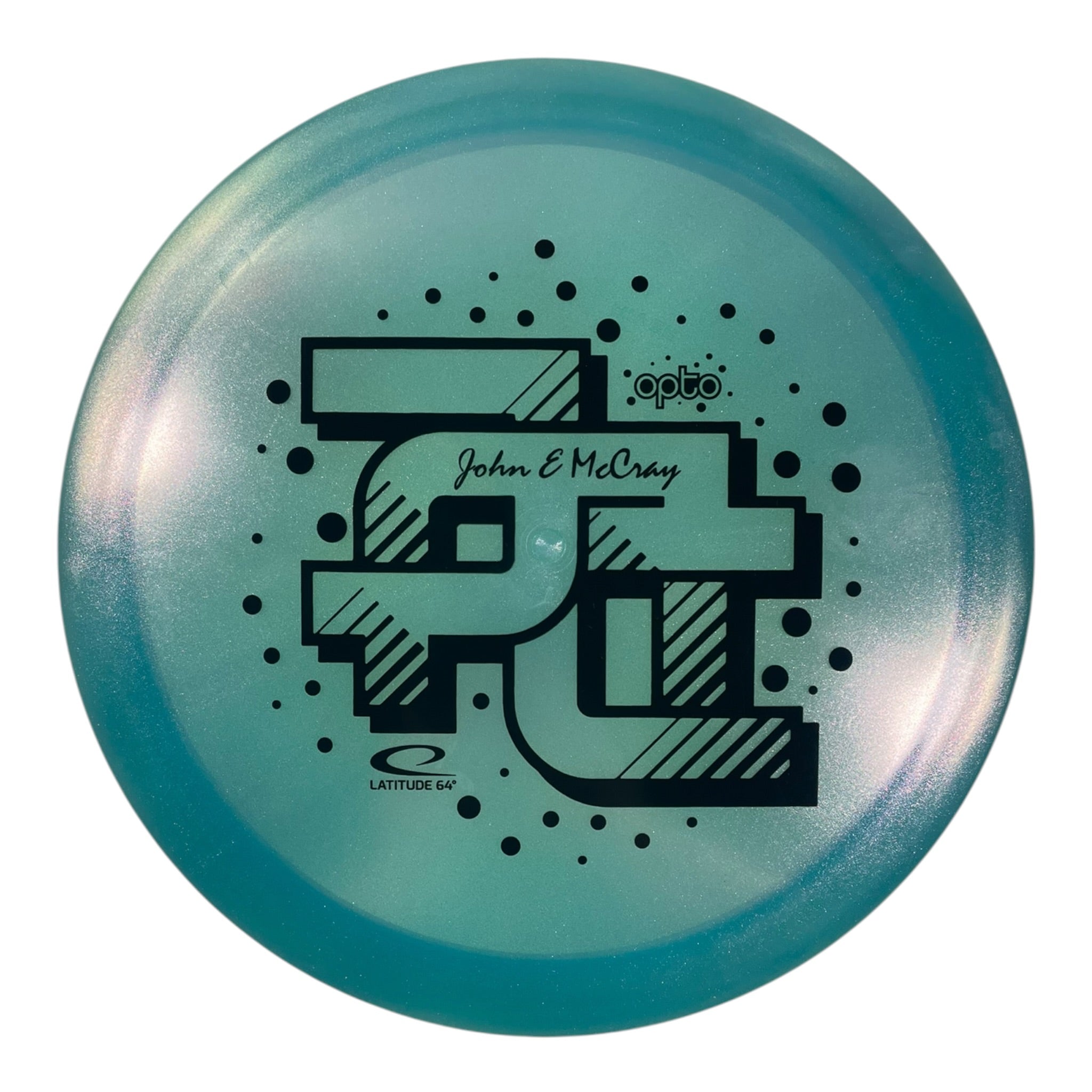 Latitude 64 River | Opto-X Glimmer | Blue/Black 176g (Johne McCray) Disc Golf