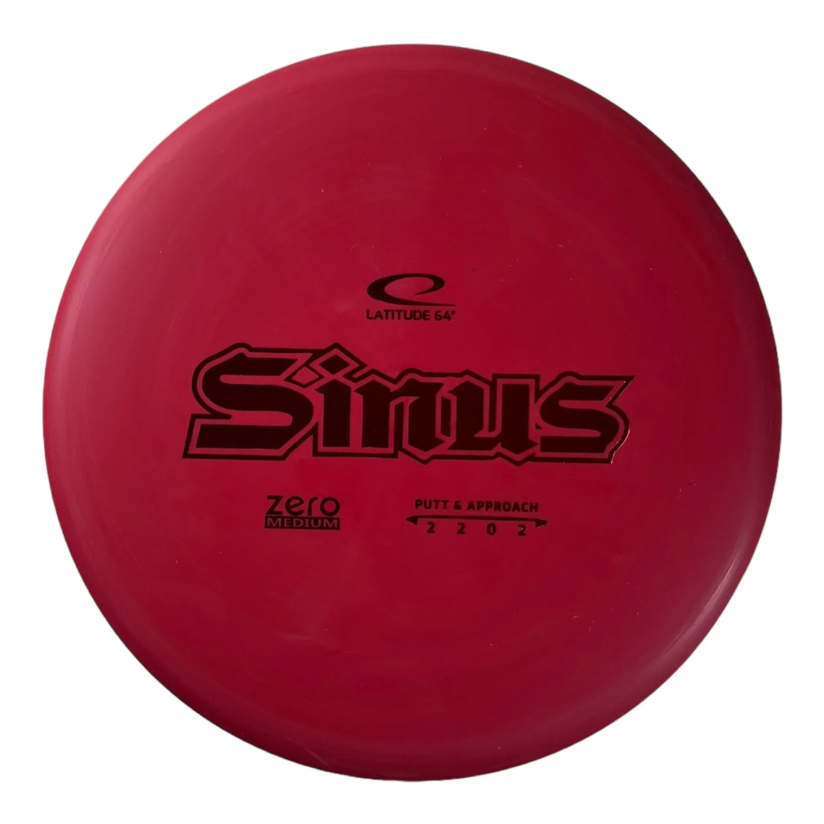 Latitude 64 Sinus | Zero Medium | Red/Red 173g Disc Golf