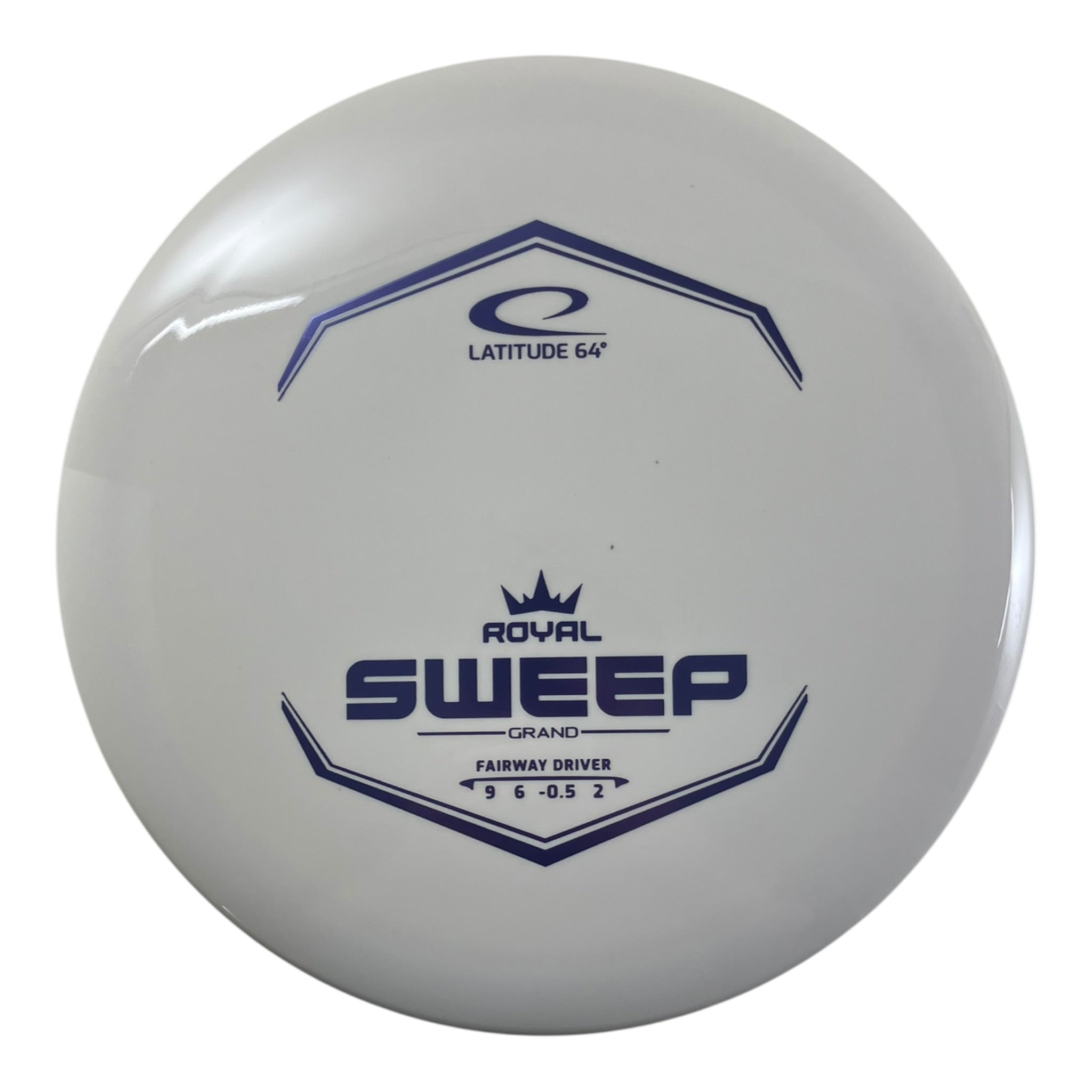 Latitude 64 Sweep | Royal Grand | White/Purple 175g Disc Golf