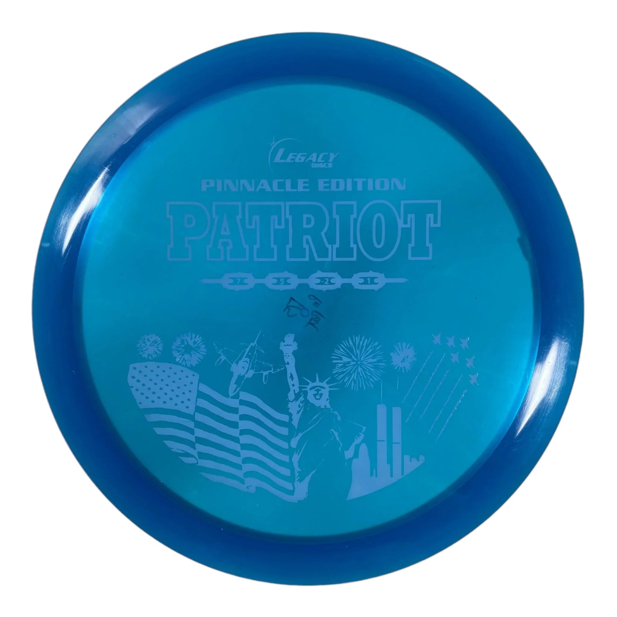 Legacy Discs Patriot | Pinnacle | Blue/Blue 174 - 175g Disc Golf