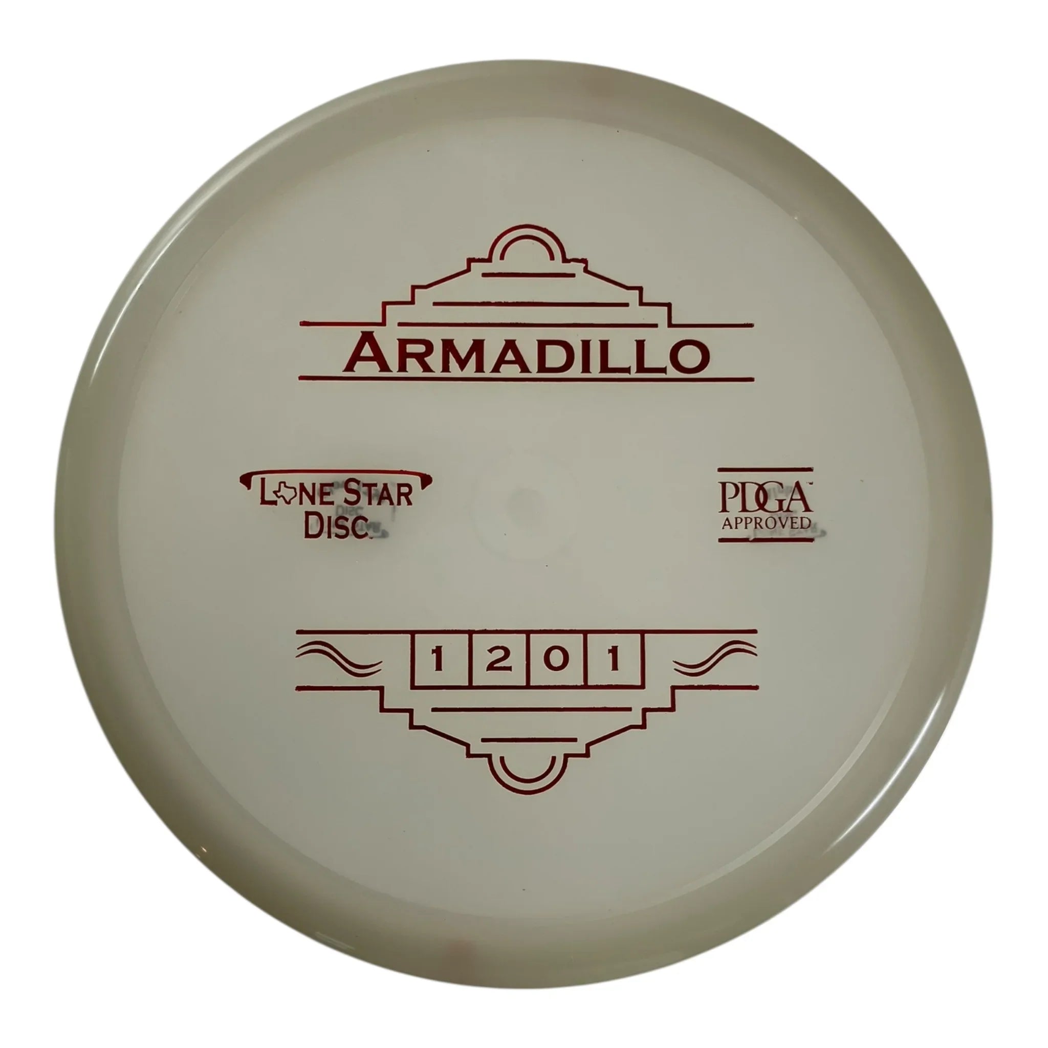Lone Star Disc Armadillo | Glow | Glow/Red 173g Disc Golf