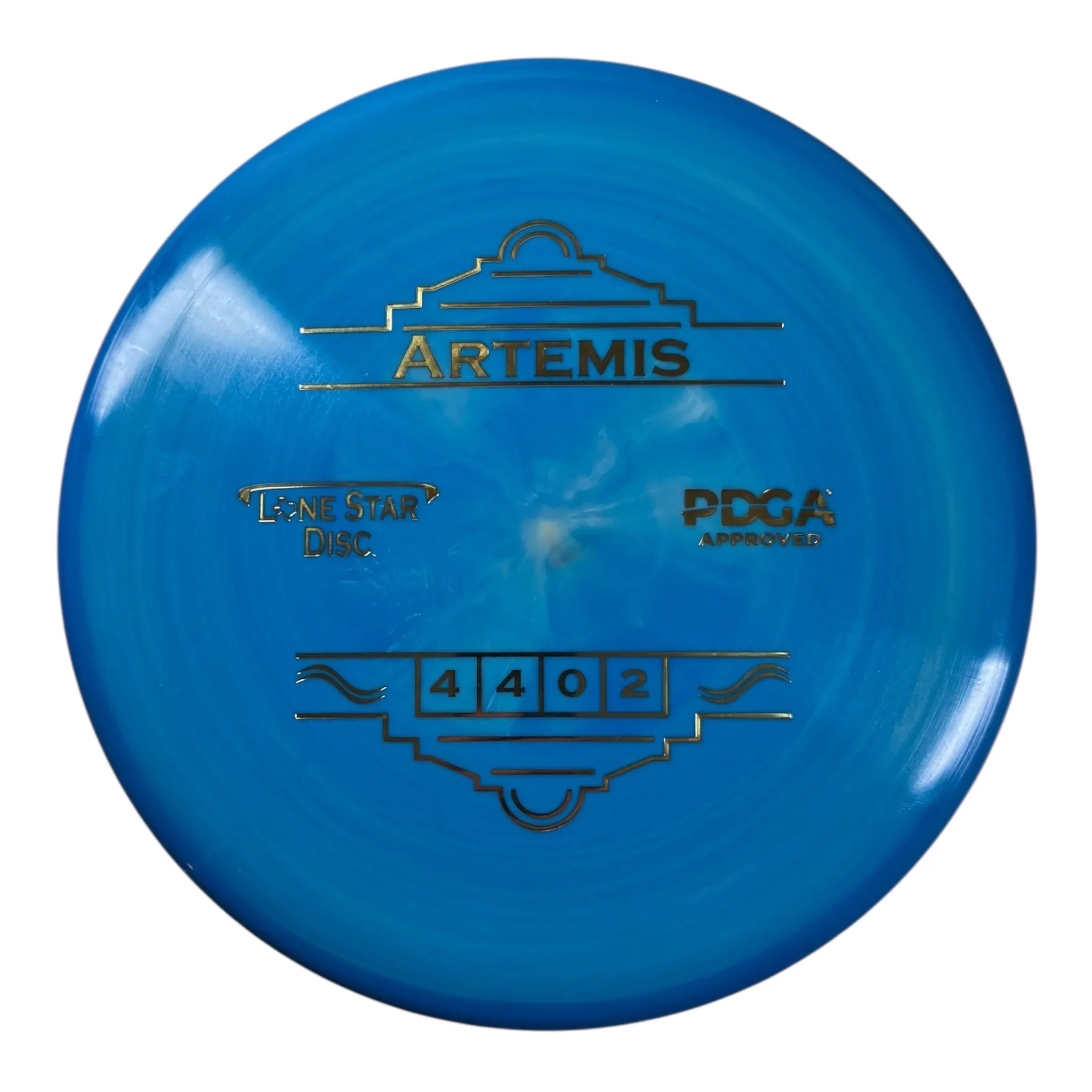 Lone Star Disc Artemis | Alpha | Blue/Gold 174g Disc Golf