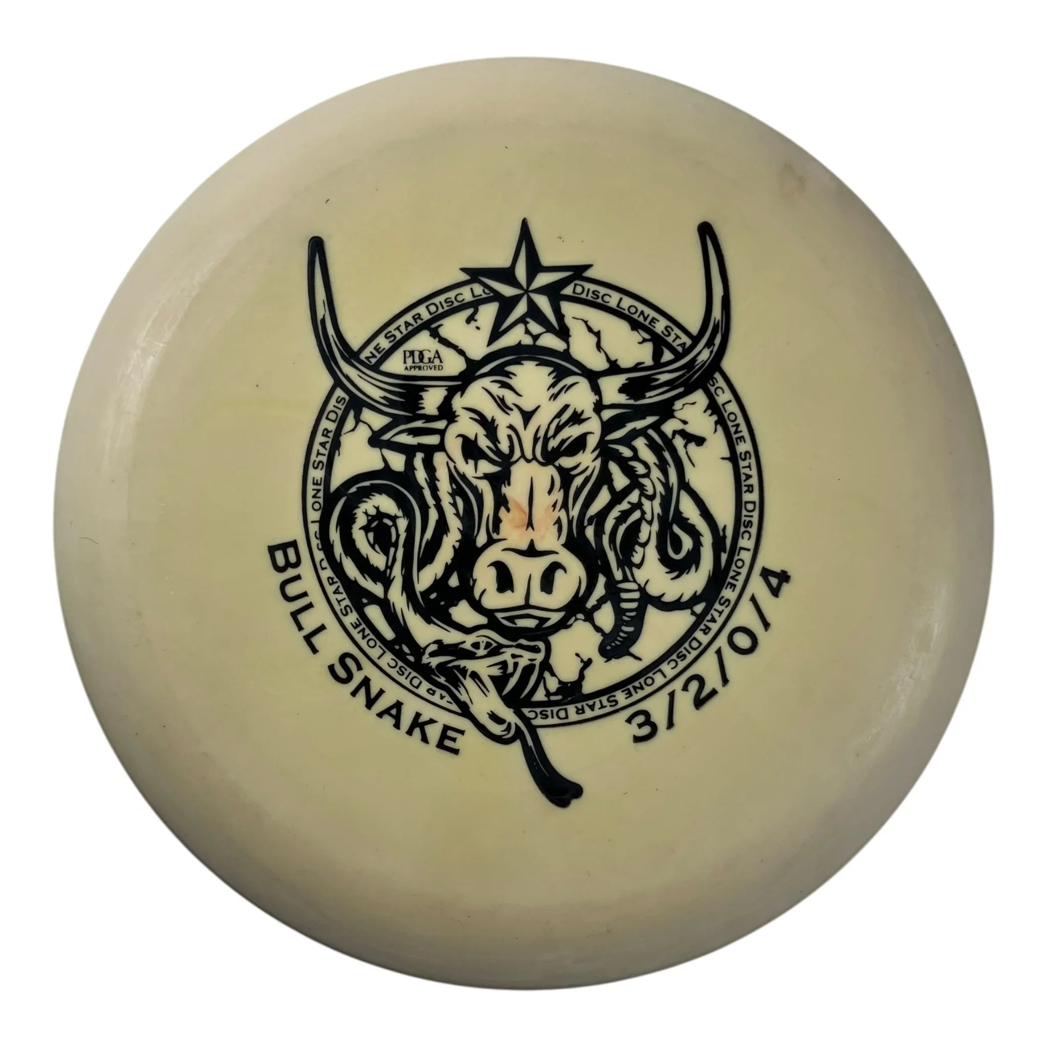 Lone Star Disc Bull Snake | Victor 1 | Yellow/Black 174g Disc Golf