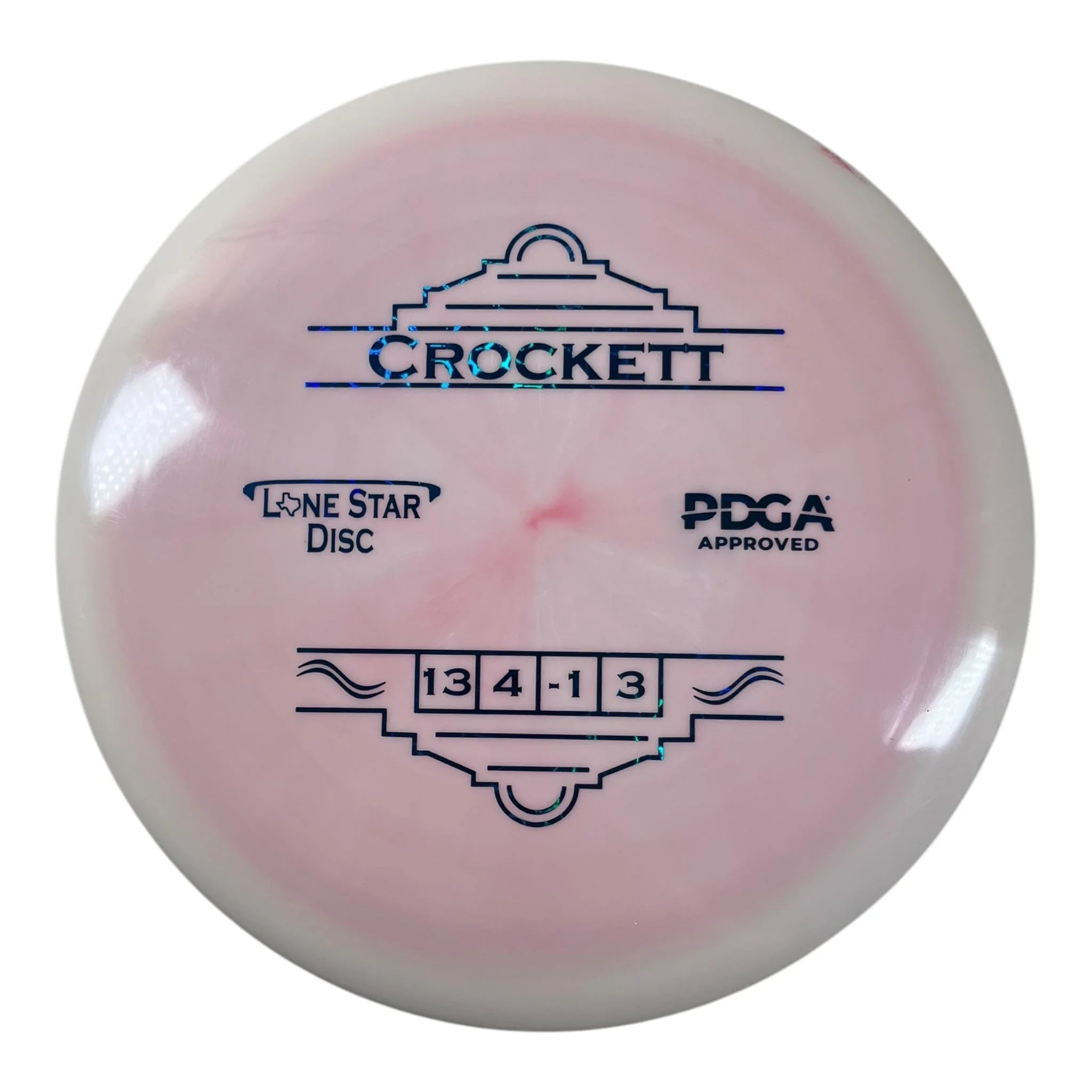 Lone Star Disc Crockett | Alpha | Pink/Blue 175g Disc Golf