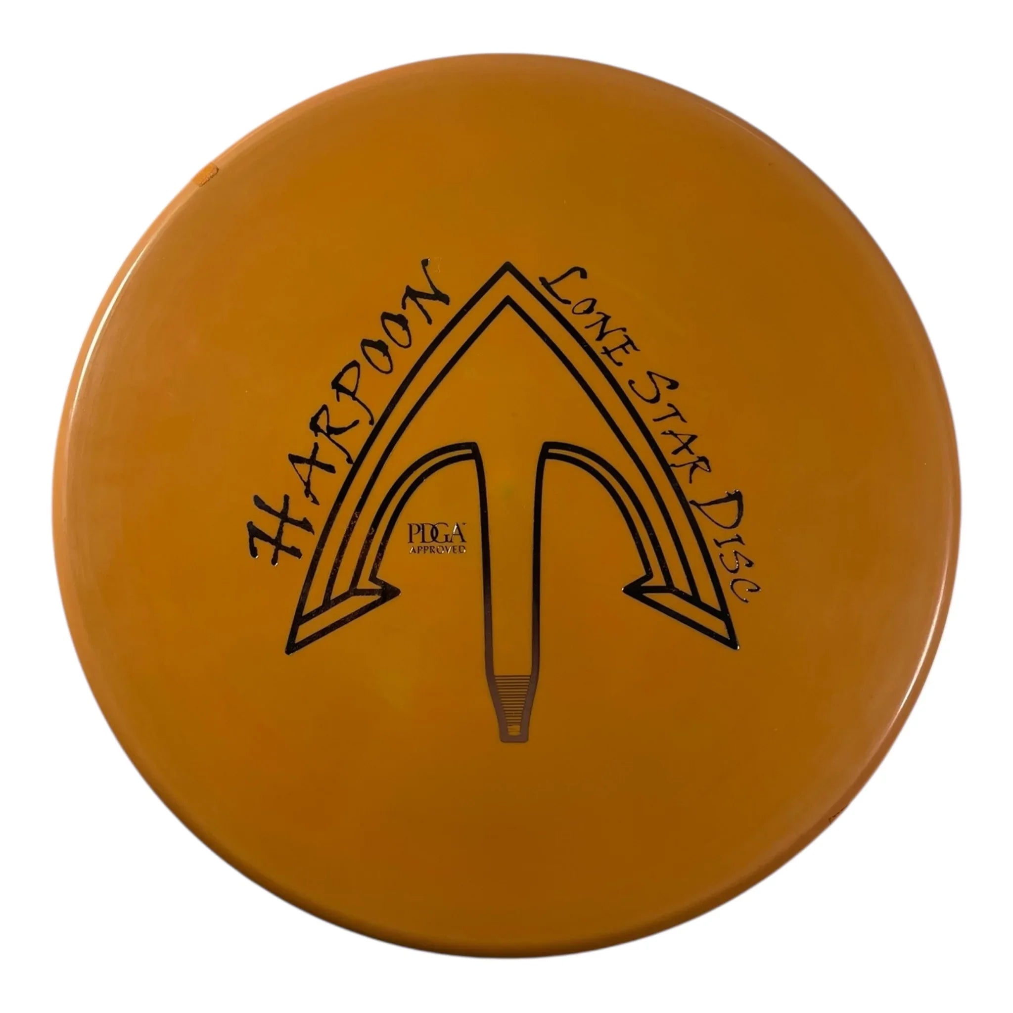 Lone Star Disc Harpoon | Lima | Orange/Silver 155g Disc Golf