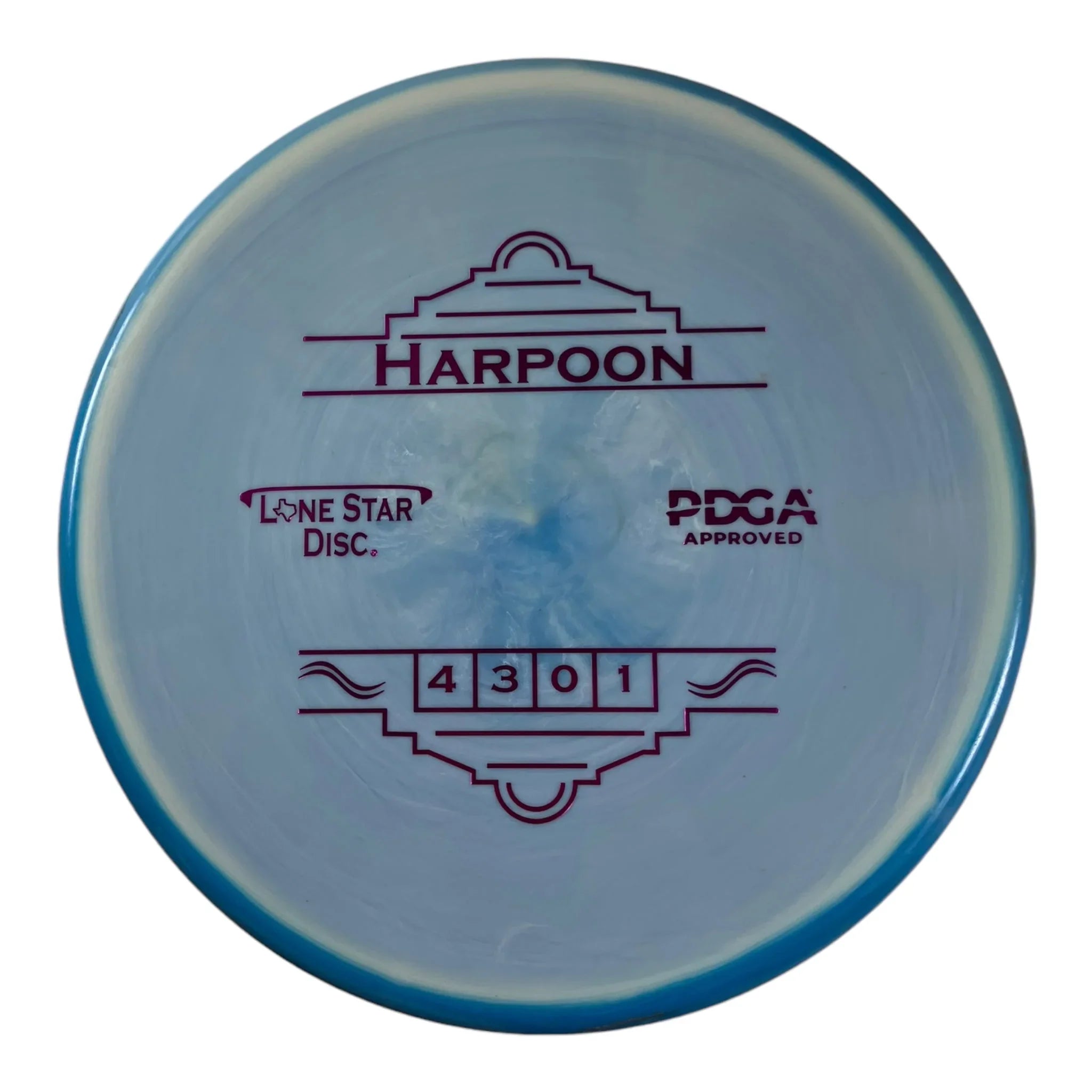 Lone Star Disc Harpoon | Alpha | Blue/Pink 177g (Used Good) Disc Golf