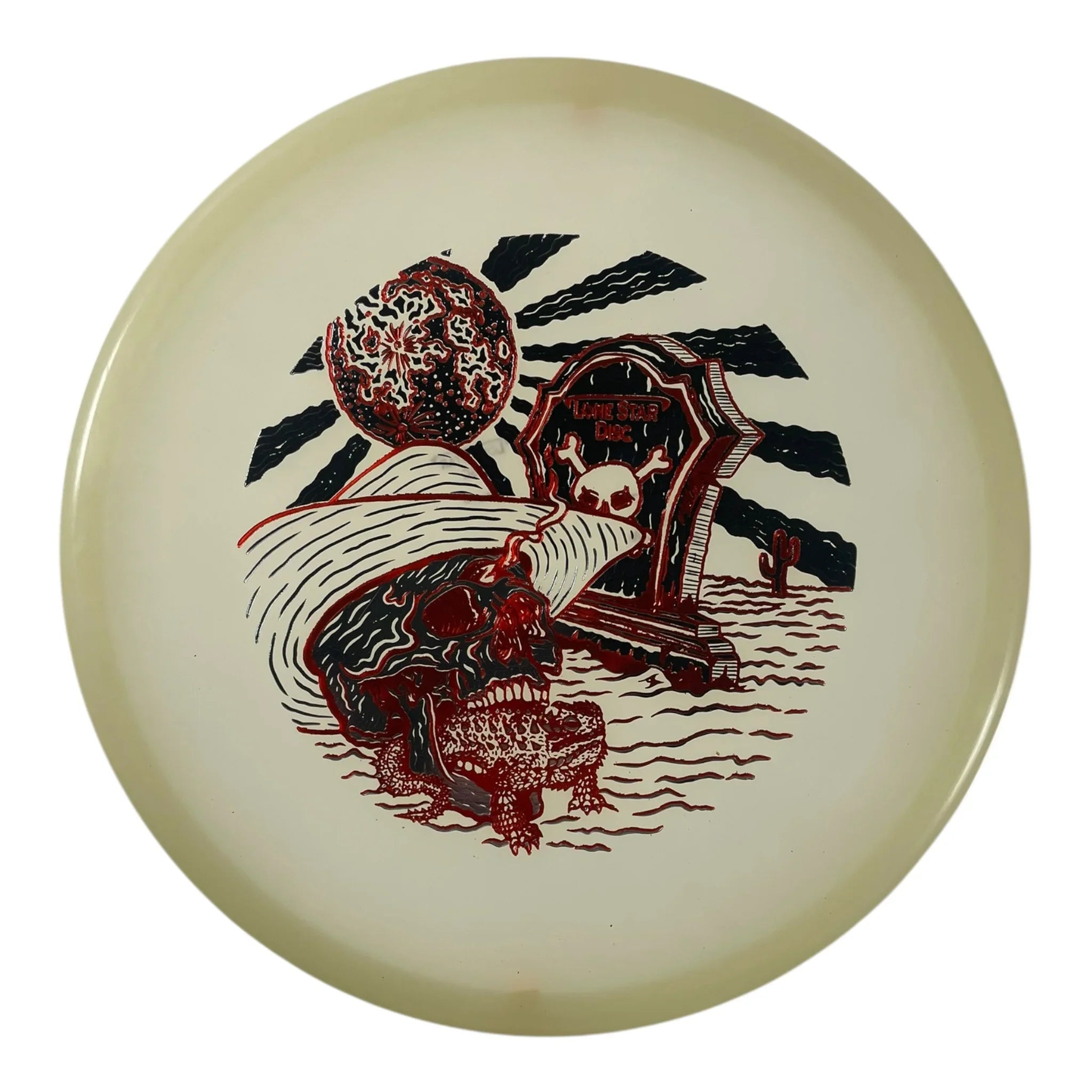 Lone Star Disc Horny Toad | Bravo Glow | Glow/Silver 175g Disc Golf