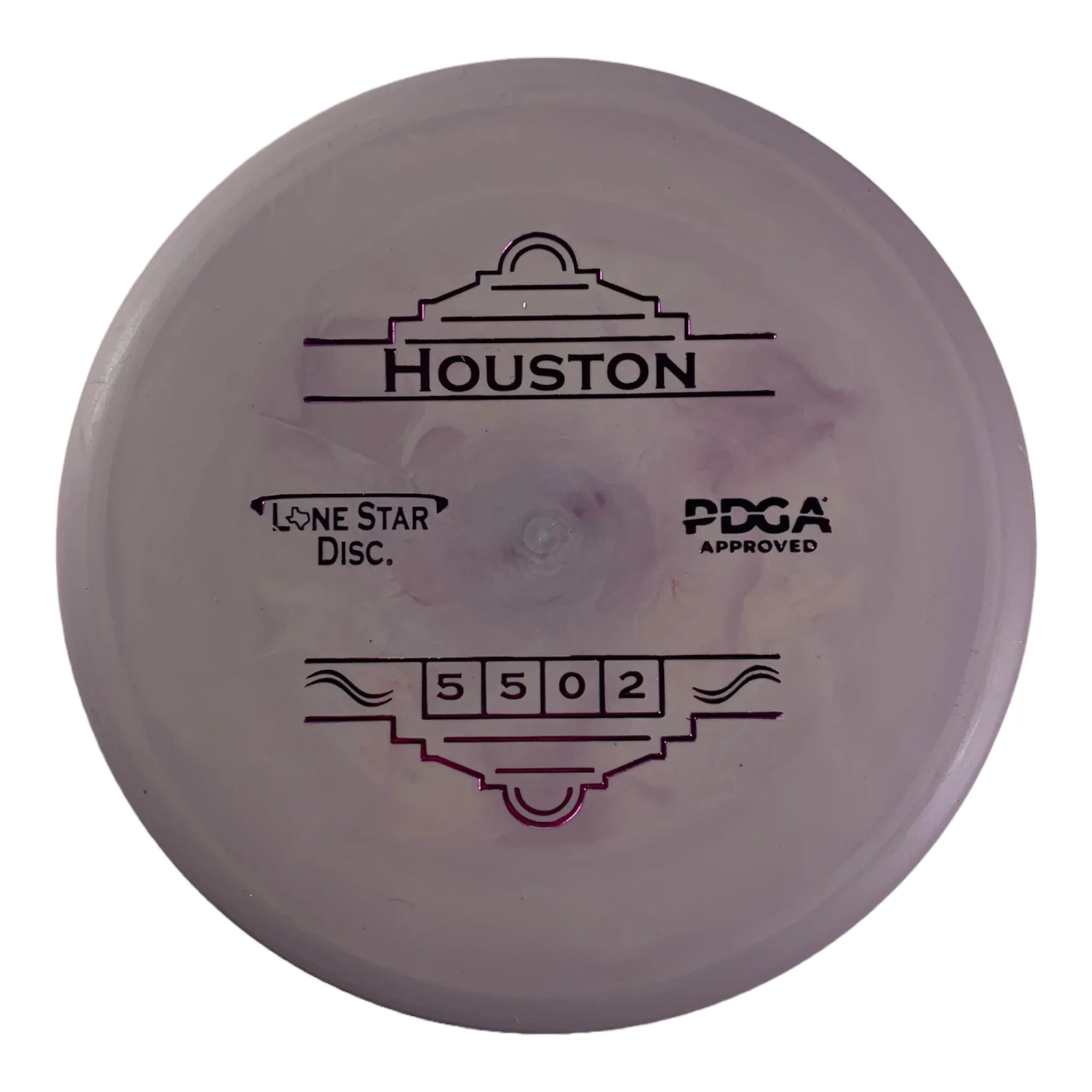 Lone Star Disc Houston | Delta 2 | Purple/Purple 176g Disc Golf