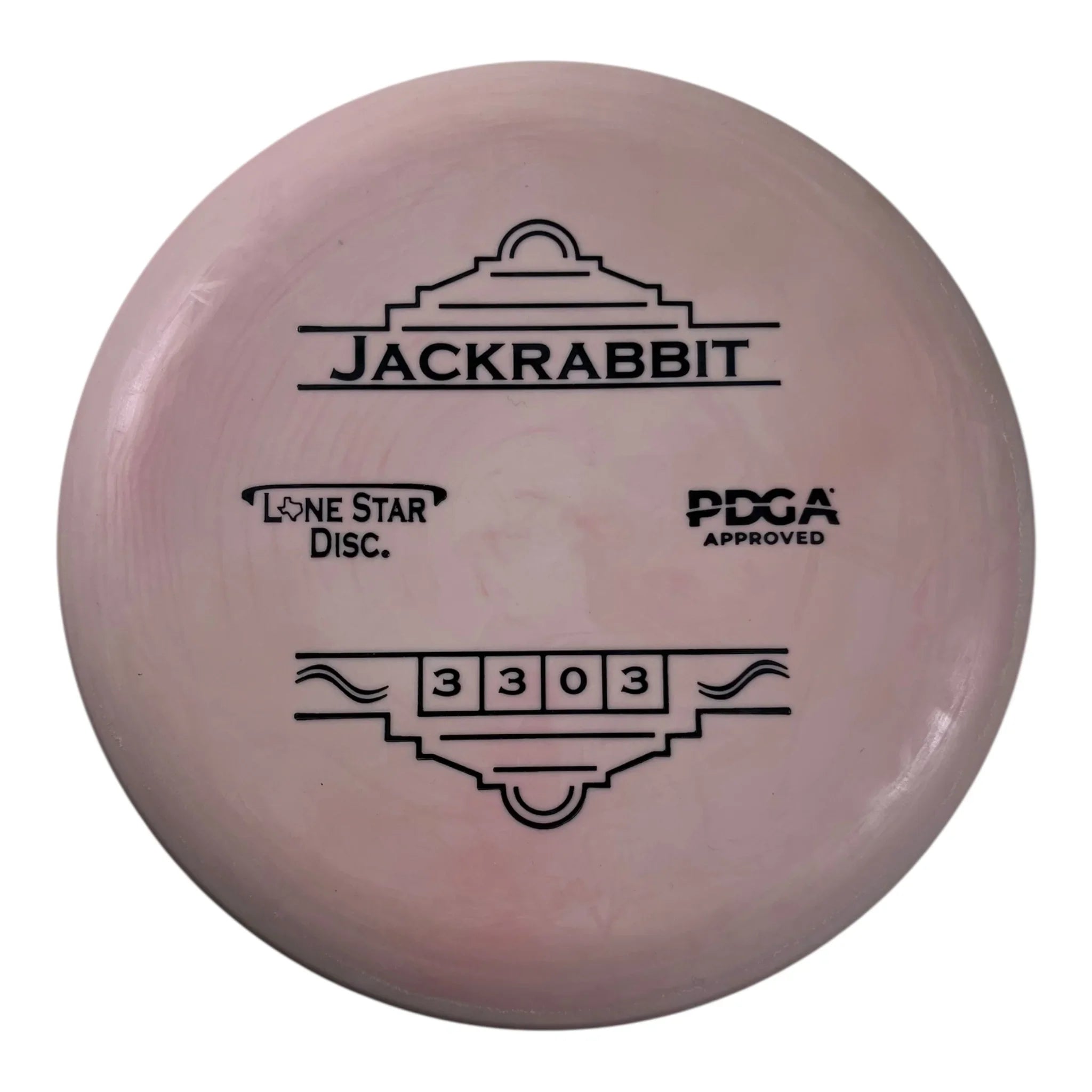 Lone Star Disc Jack Rabbit | Victor 2 | Pink/Black 172g Disc Golf