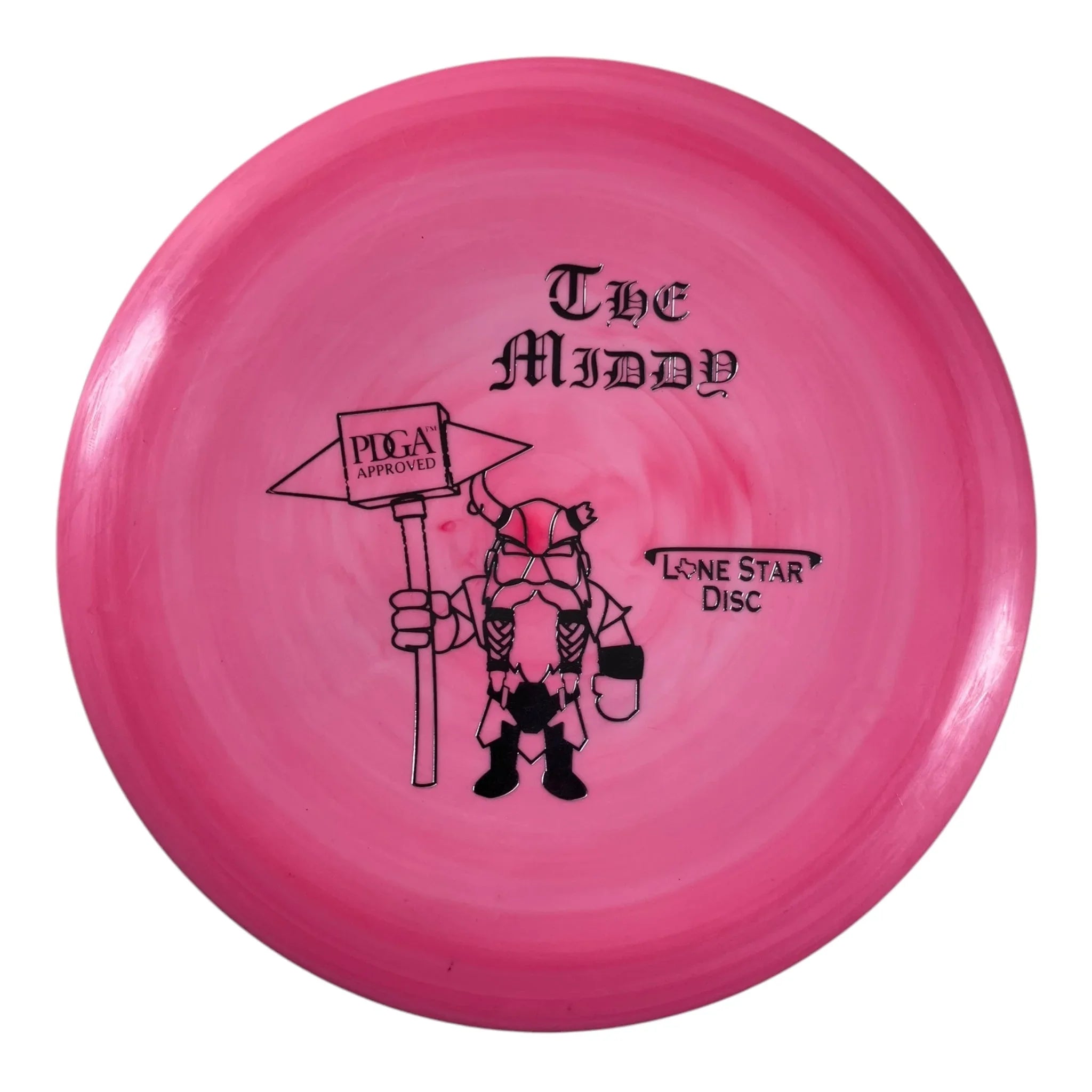 Lone Star Disc Middy | Lima | Pink/Silver 157g Disc Golf