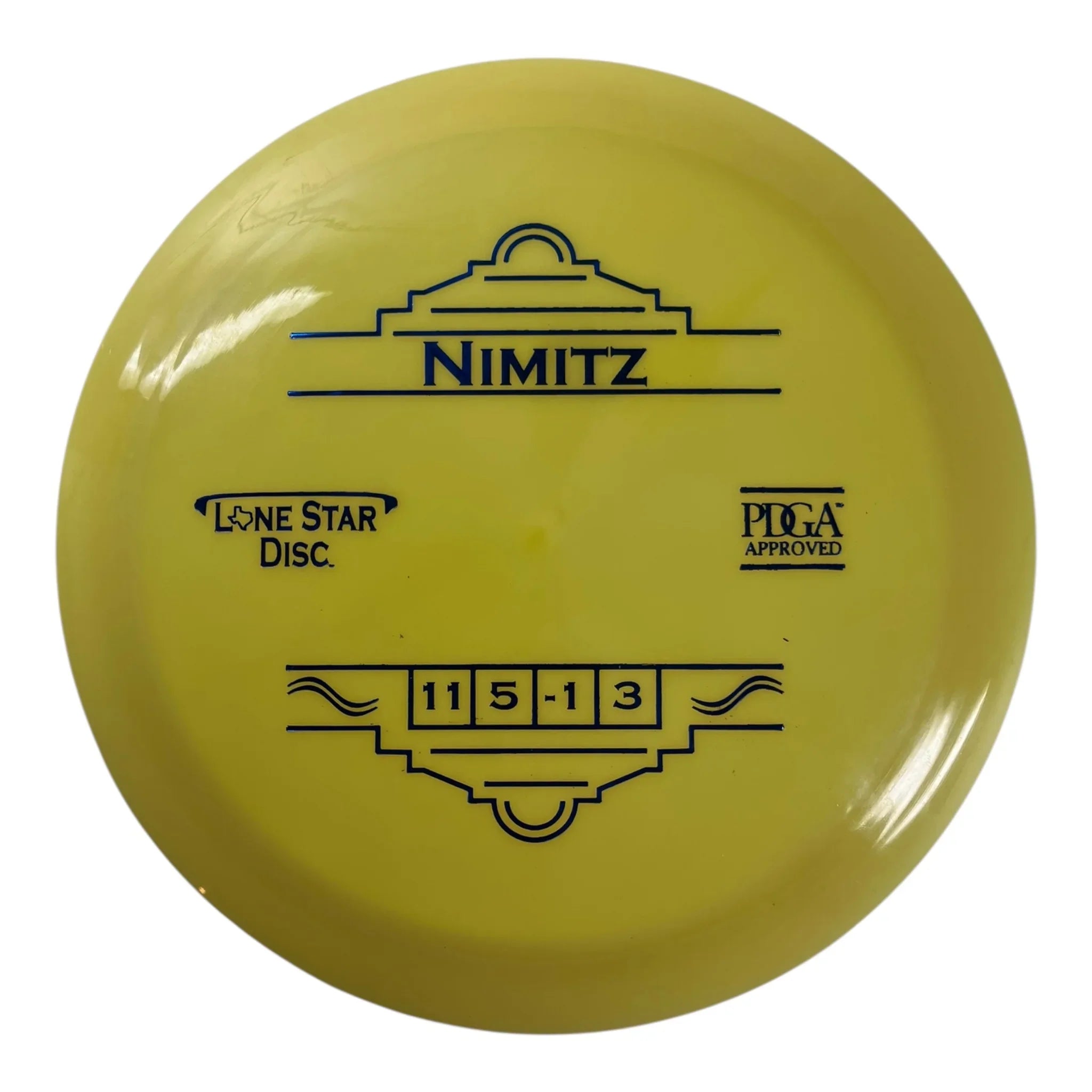 Lone Star Disc Nimitz | Alpha | Yellow/Blue 174g Disc Golf