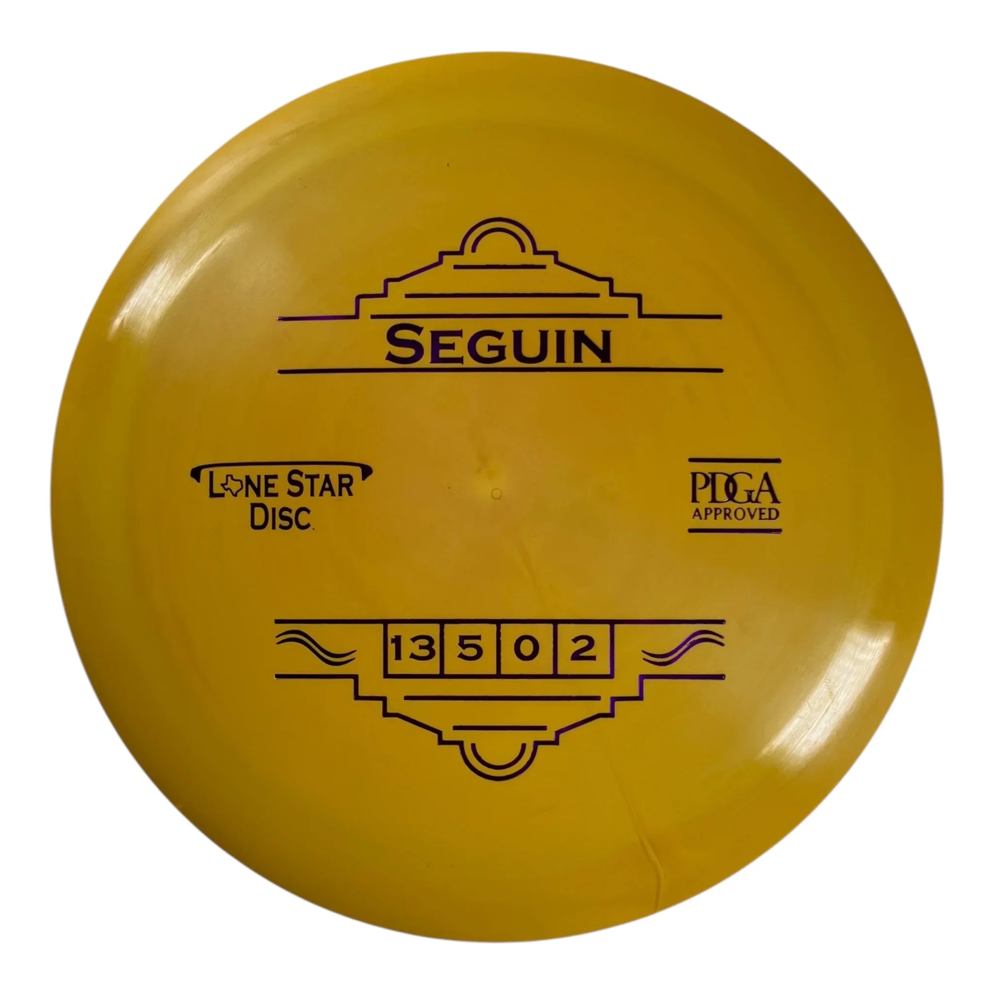 Lone Star Disc Seguin | Bravo | Yellow/Purple 174g Disc Golf