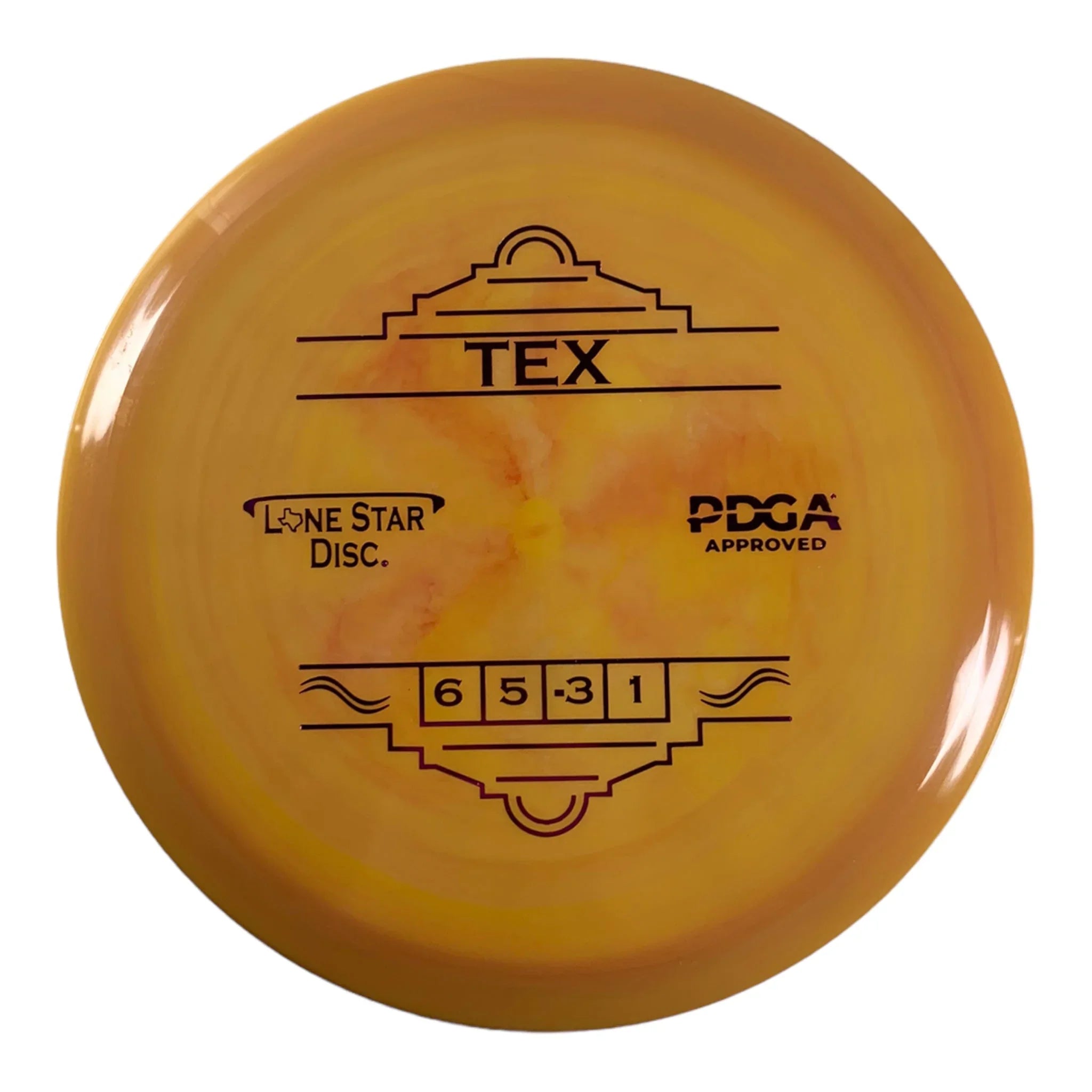Lone Star Disc Tex | Alpha | Orange/Purple 172g Disc Golf