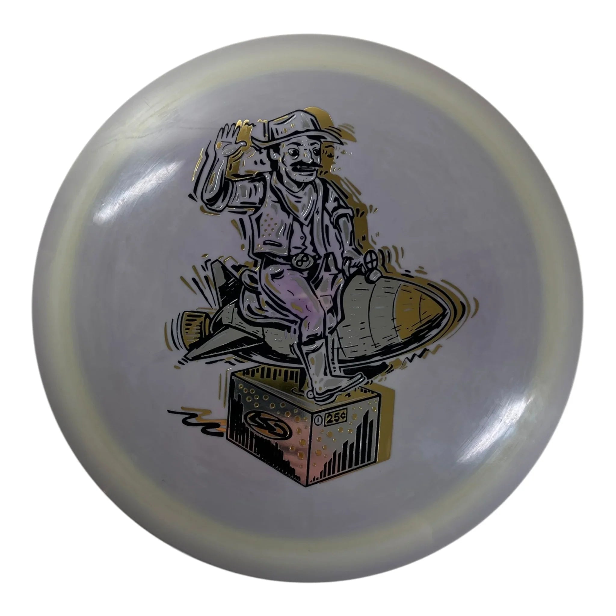 Lone Star Disc The Dome | Bravo | Cream/Gold 174g (Ride Em Rocket) Disc Golf