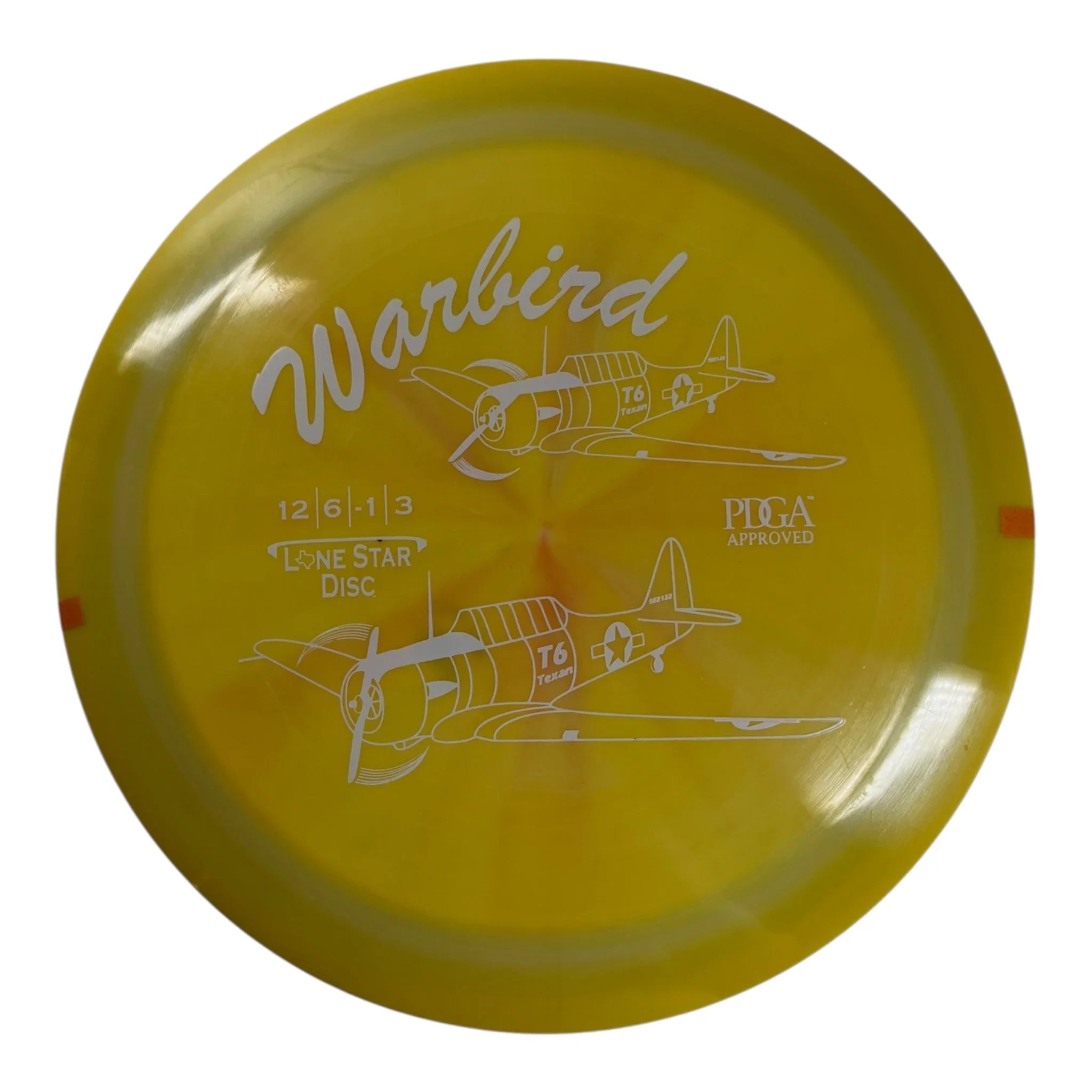 Lone Star Disc Warbird | Alpha | Yellow/White 173g Disc Golf
