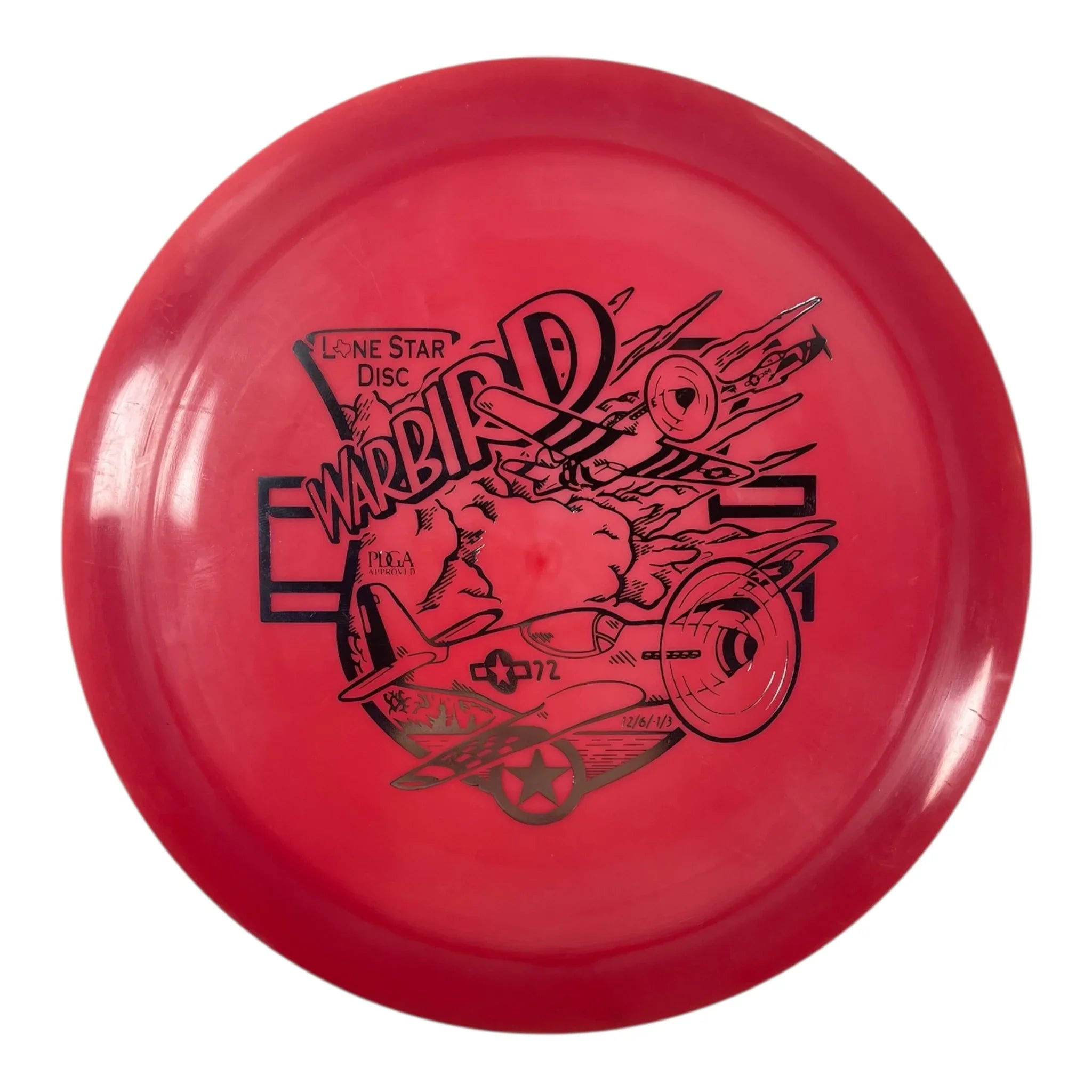 Lone Star Disc Warbird | Bravo | Pink/Silver 173g Disc Golf