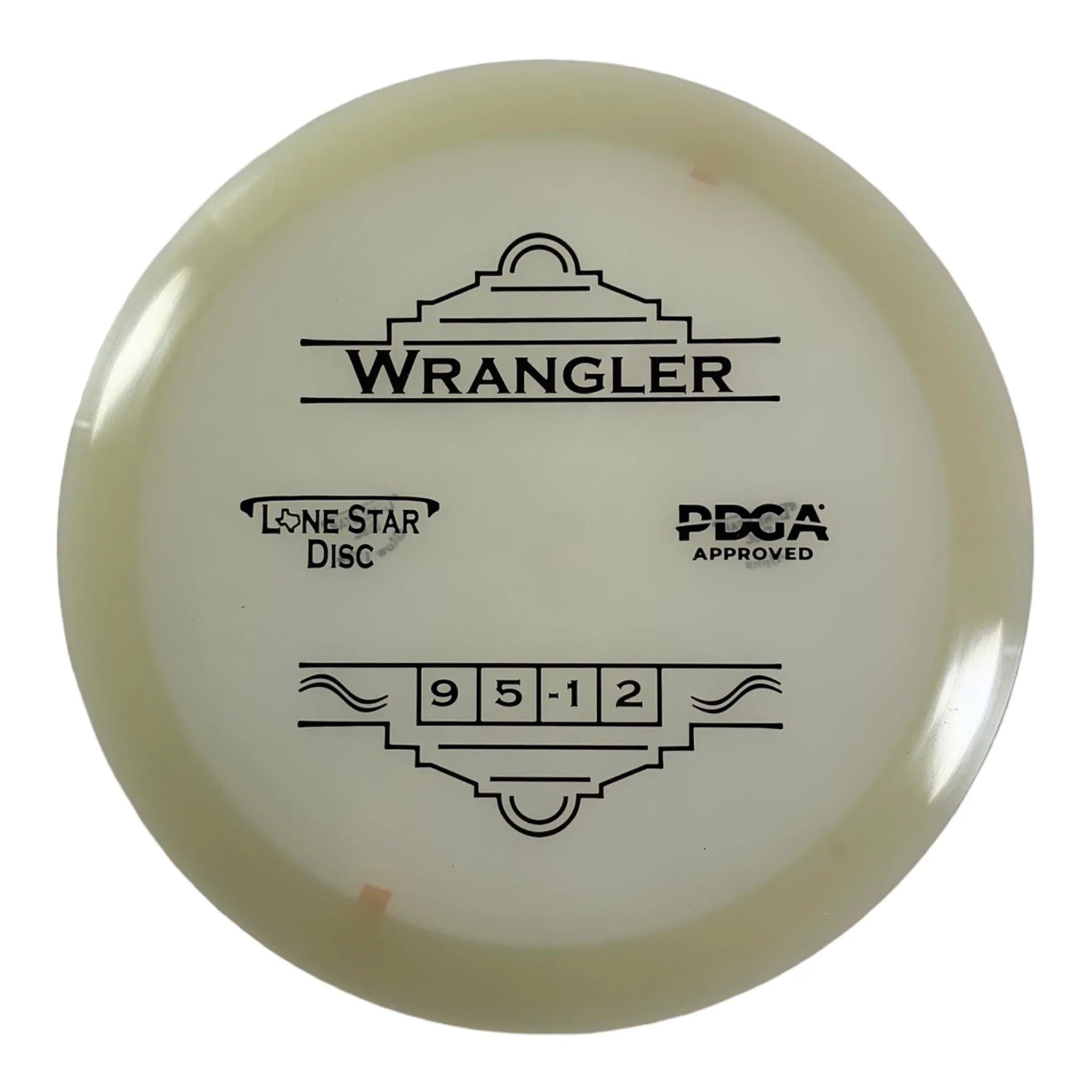 Lone Star Disc Wrangler | Alpha Glow | Glow/Black 172g Disc Golf
