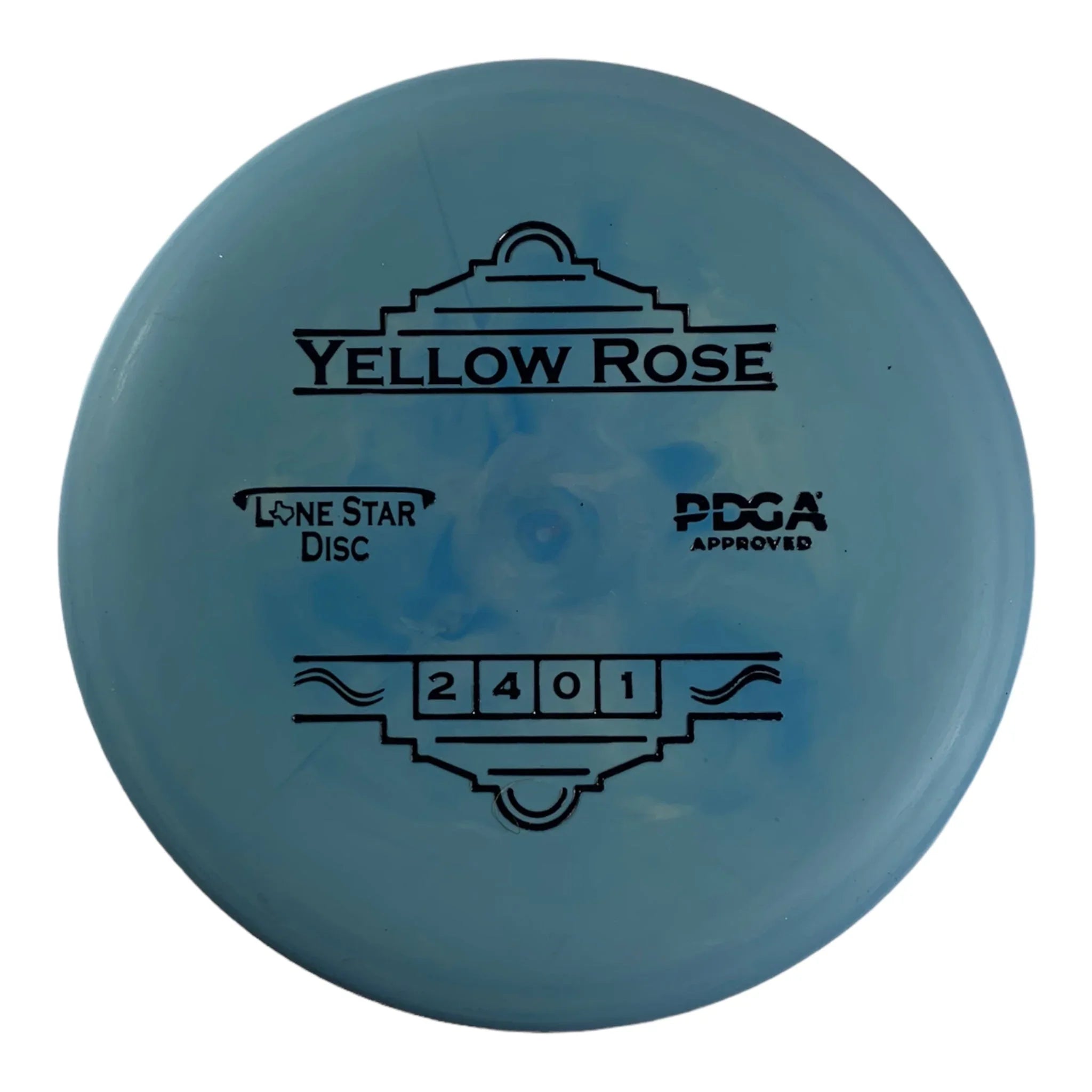 Lone Star Disc Yellow Rose | Delta 2 | Blue/Black 173g Disc Golf