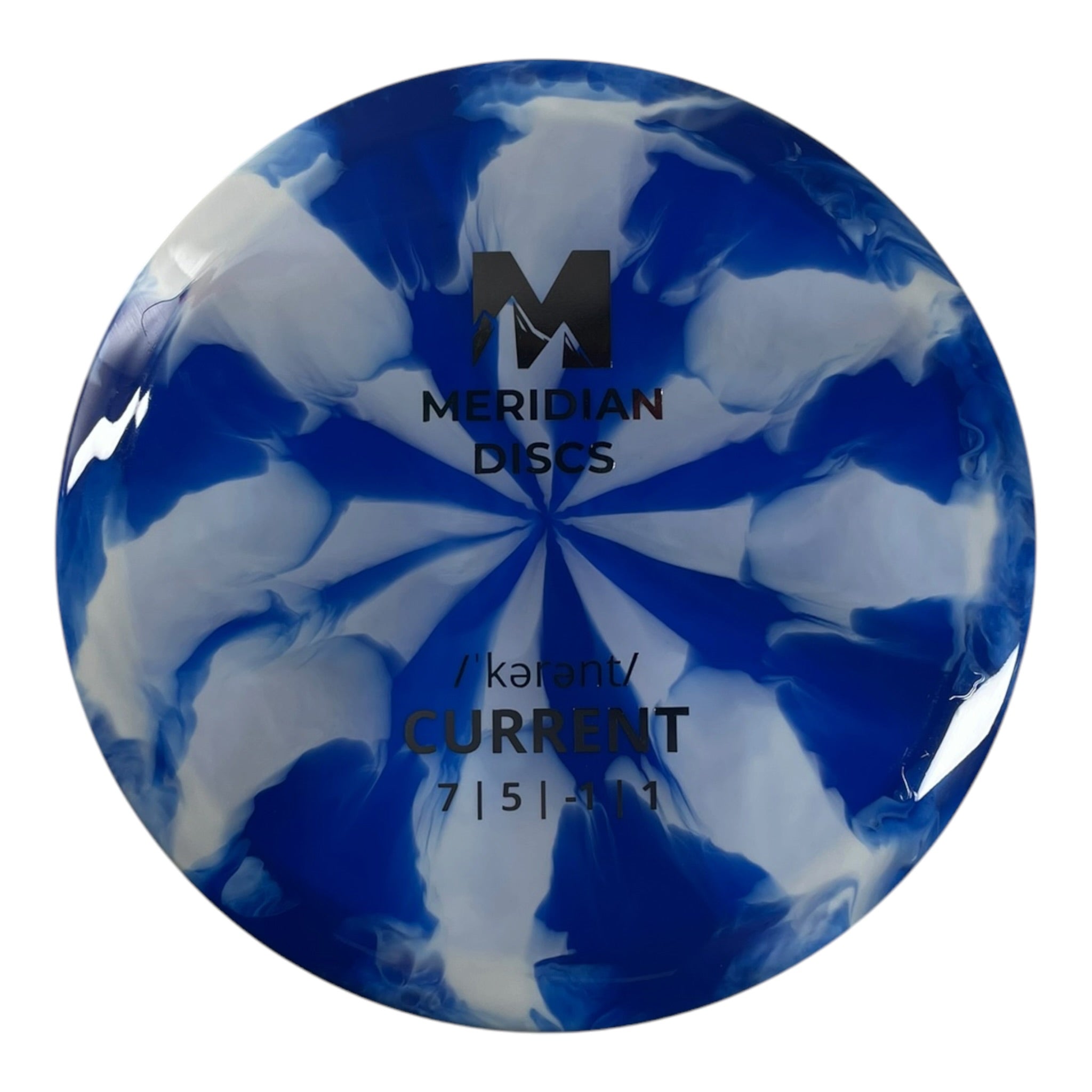 Meridian Discs Current | Marbled Slate | Blue/Silver 173g Disc Golf