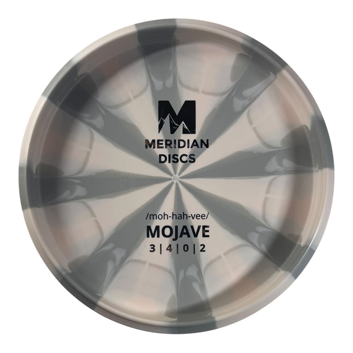 Meridian Discs Mojave | Marbled Graphite | Grey/Silver 173g (Bottom Stamp) Disc Golf
