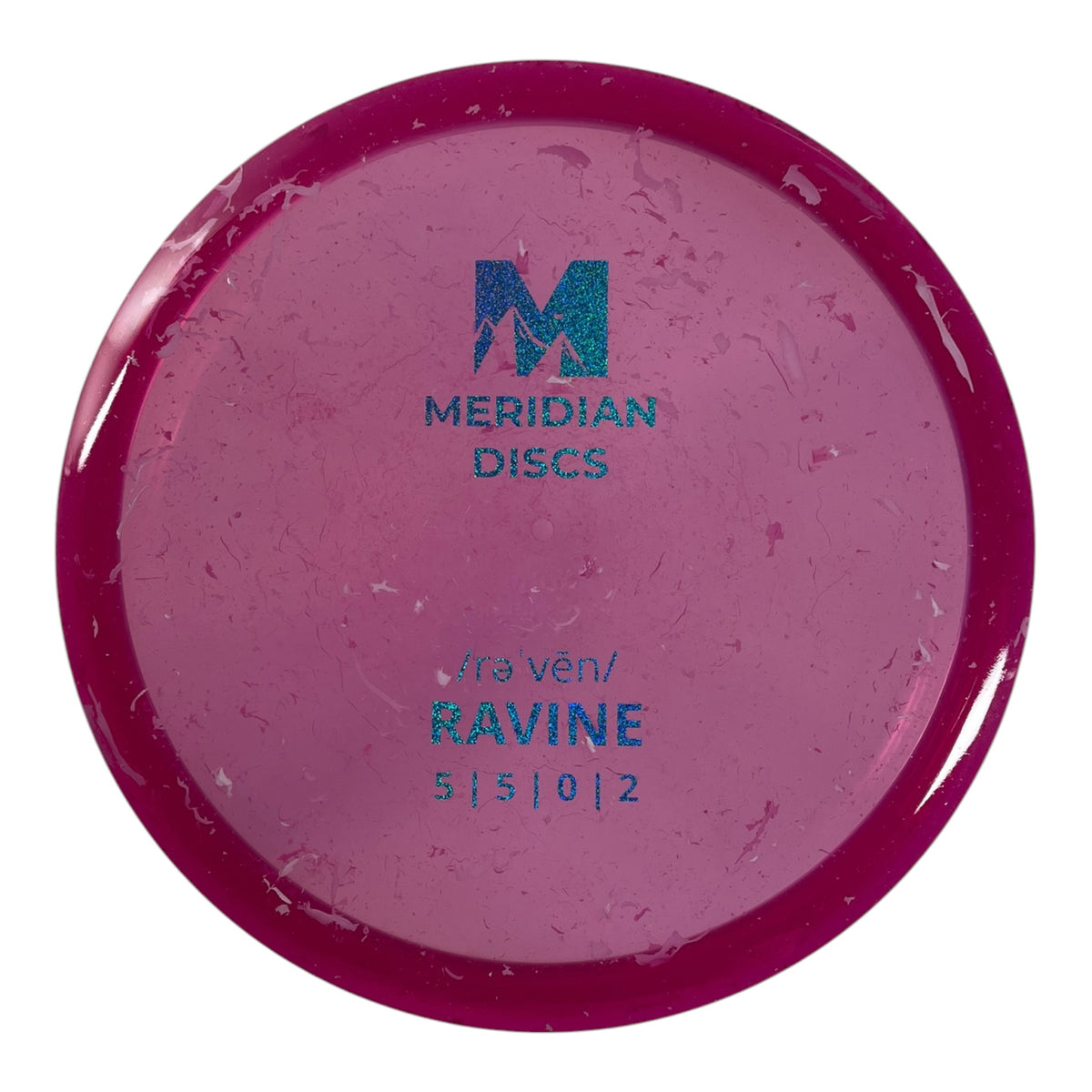 Meridian Discs Ravine | Marbled Clarus | Pink/Blue Holo 179g Disc Golf