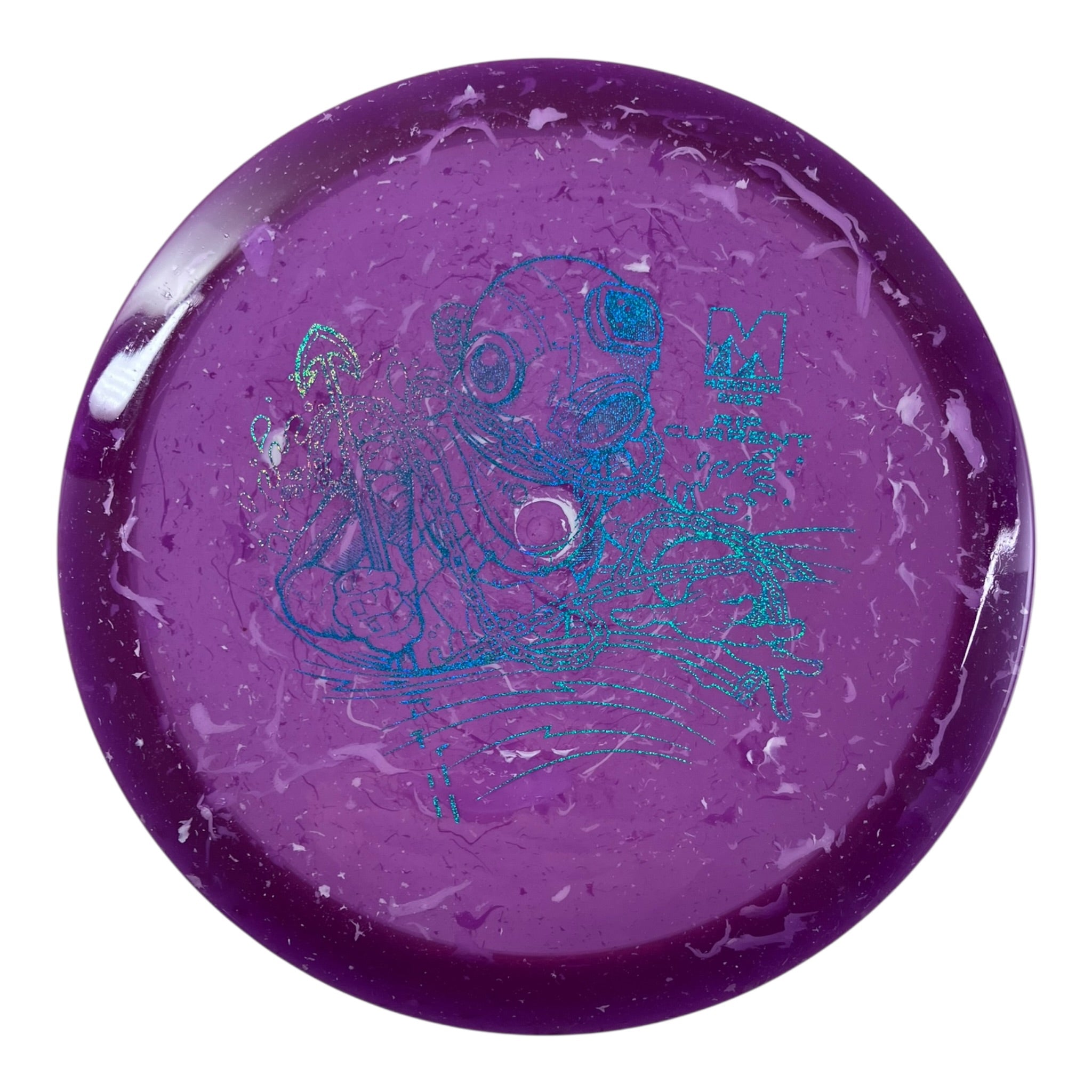 Meridian Rip Current | Marble Clarus | Purple/Blue 175g Disc Golf