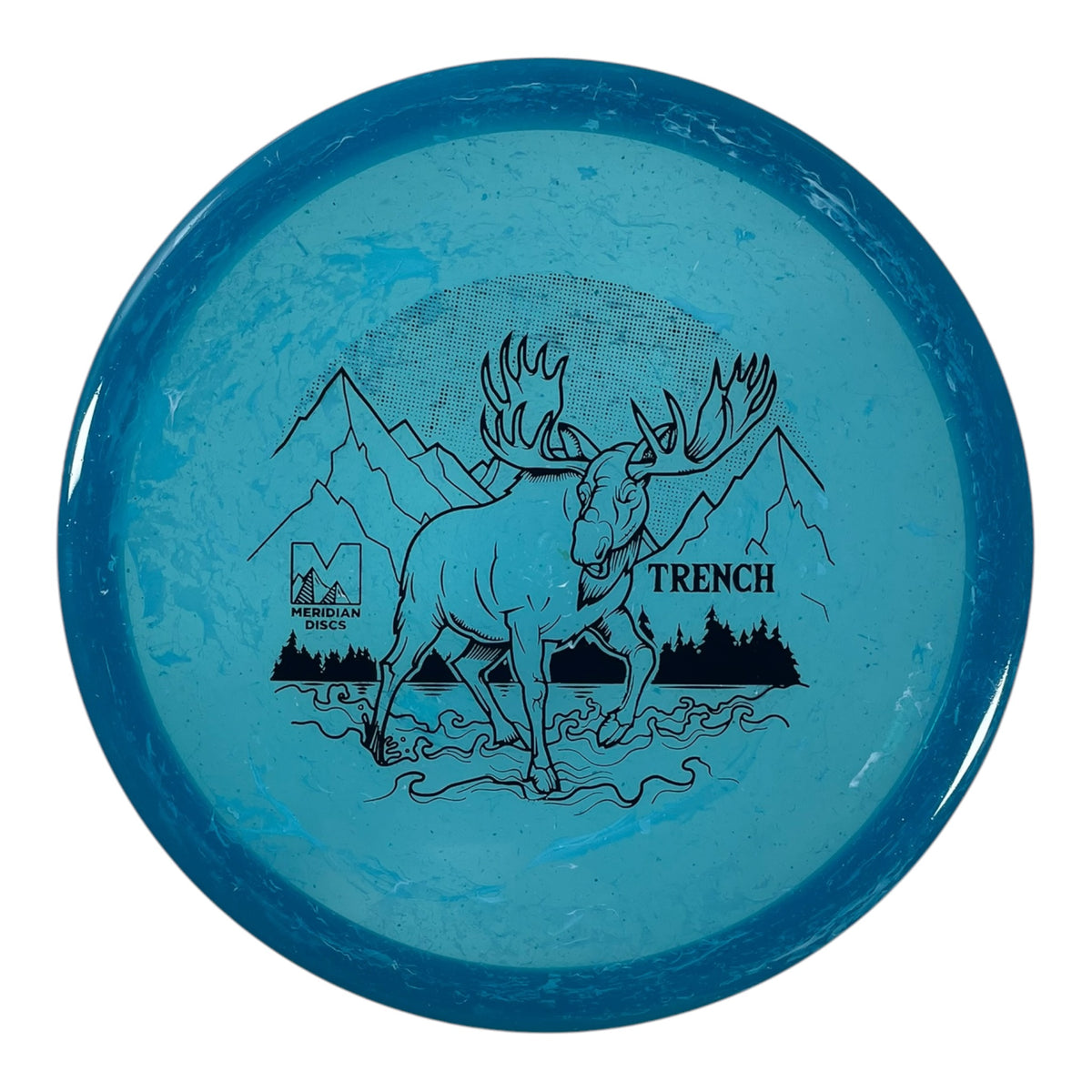 Meridian Discs Trench | Borealis | Blue/Black 173-175g Disc Golf