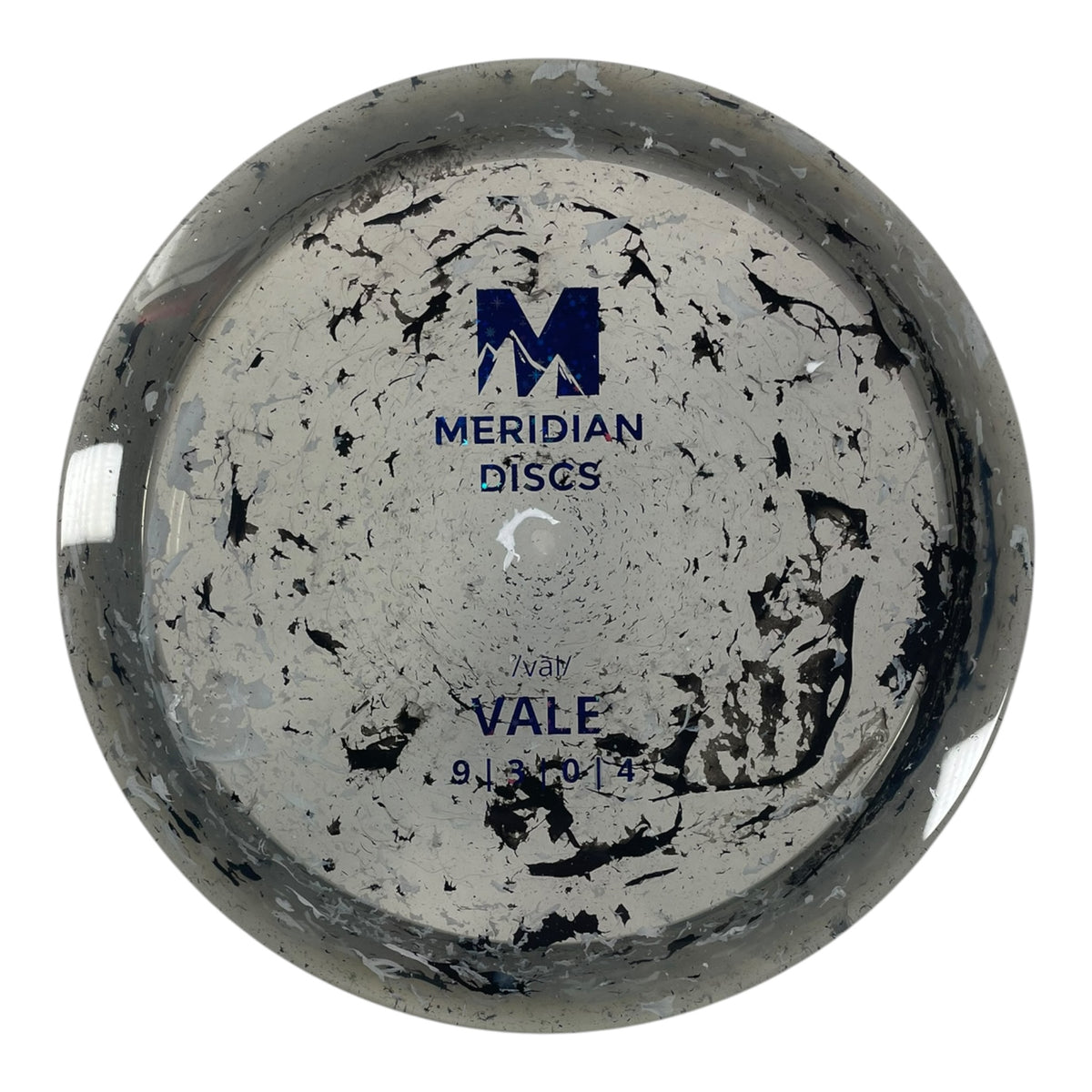 Meridian Discs Vale | Marbled Clarus | Grey/Blue 174g Disc Golf