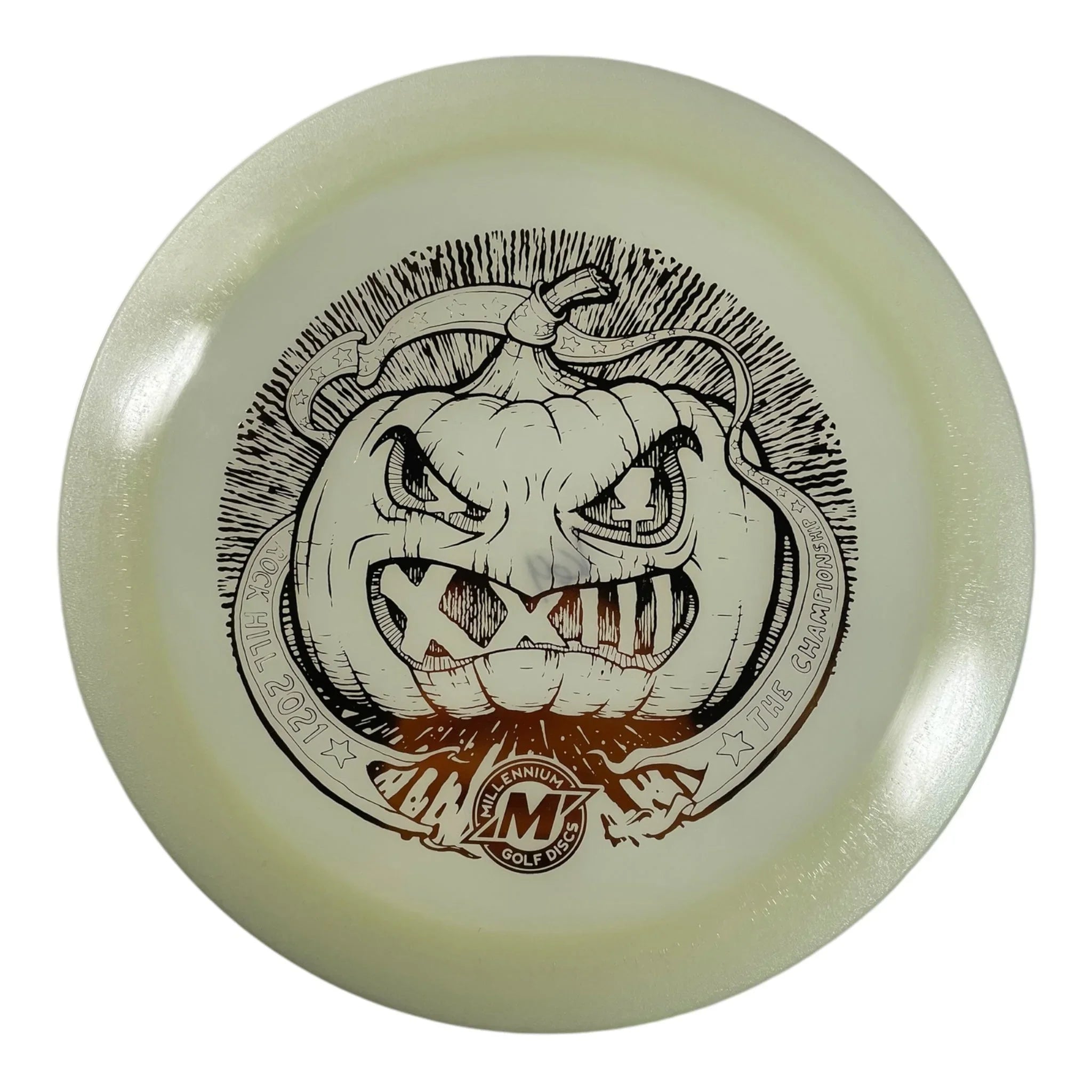 Millennium Golf Discs Falcon | Quantum Lunar | Glow/Bronze 169g (USDGC 2021) Disc Golf